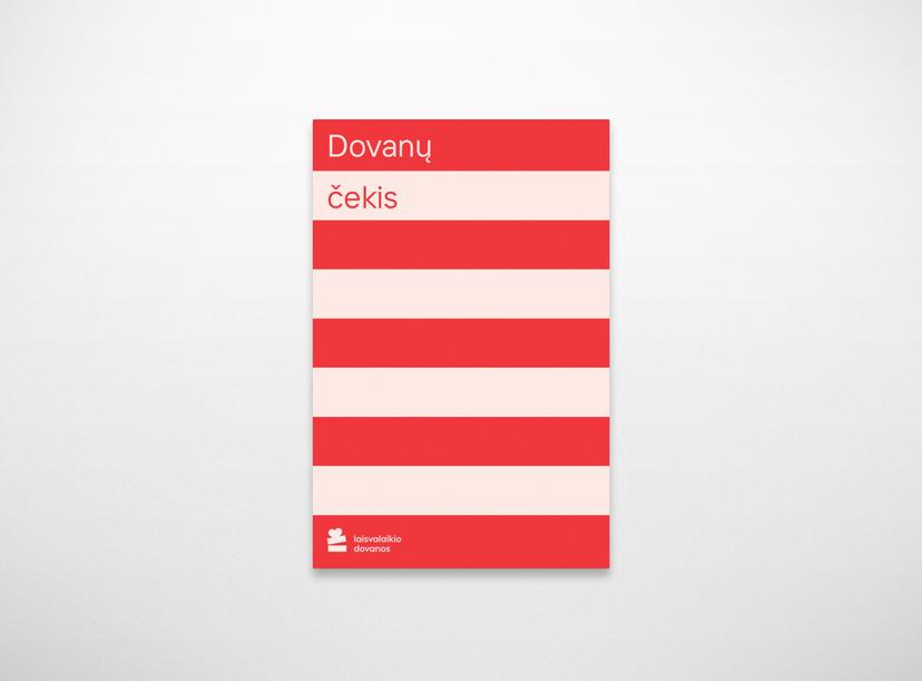 Dovanų čekis | Laisvalaikio Dovanos