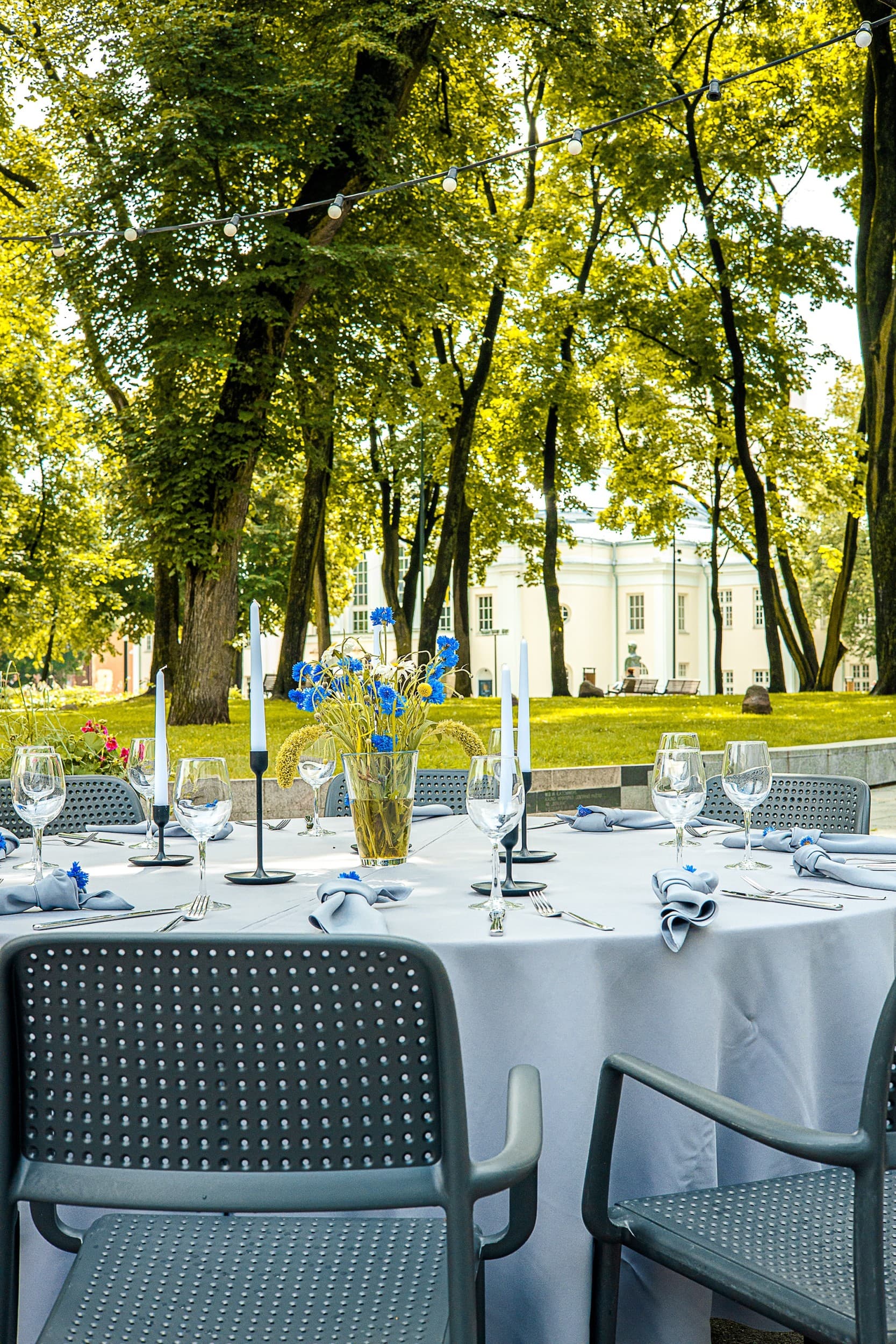 Vakarienė restorane „Miesto sodas“