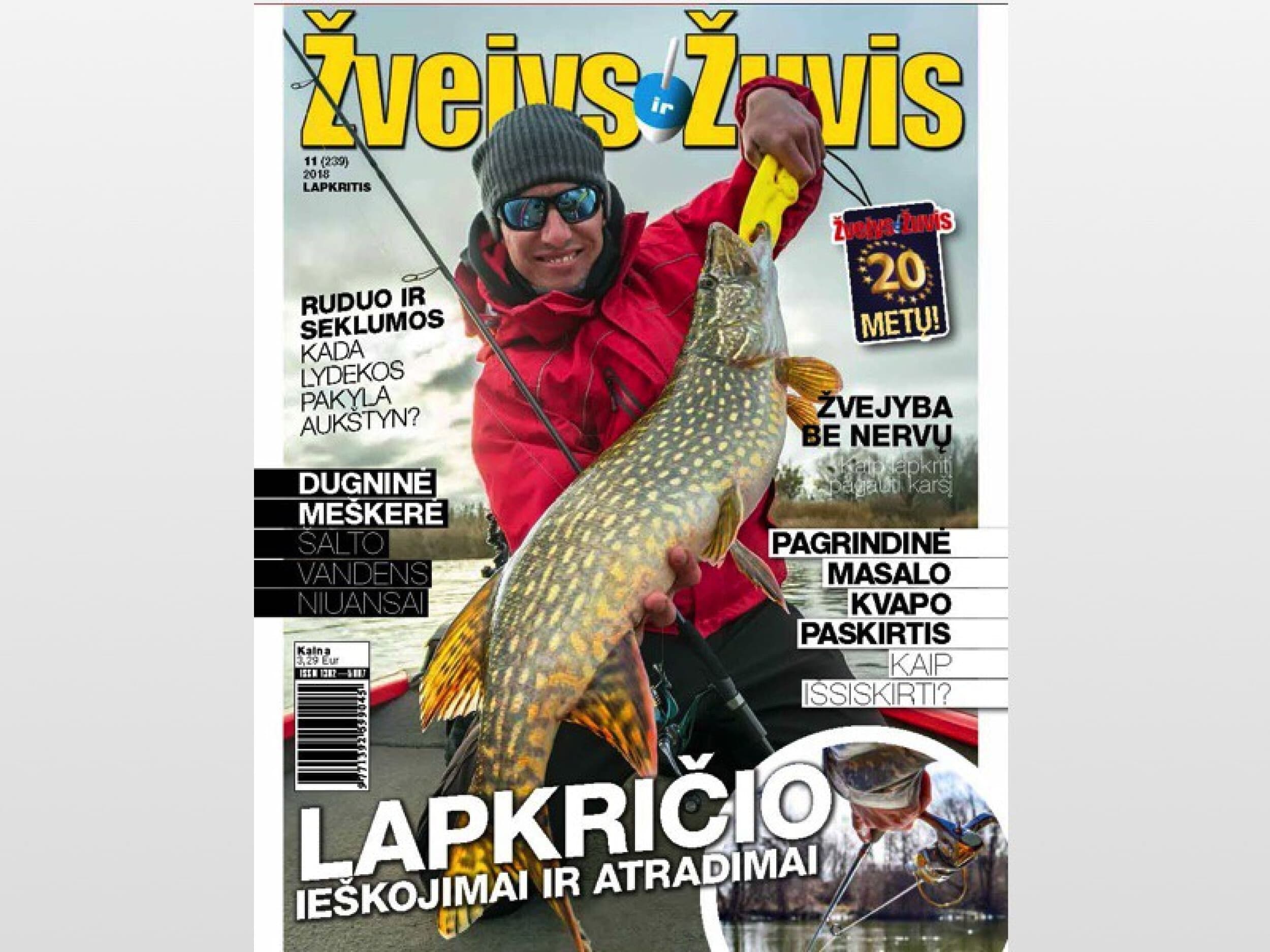 ŽVEJYS IR ŽUVIS prenumerata (12 mėn.)