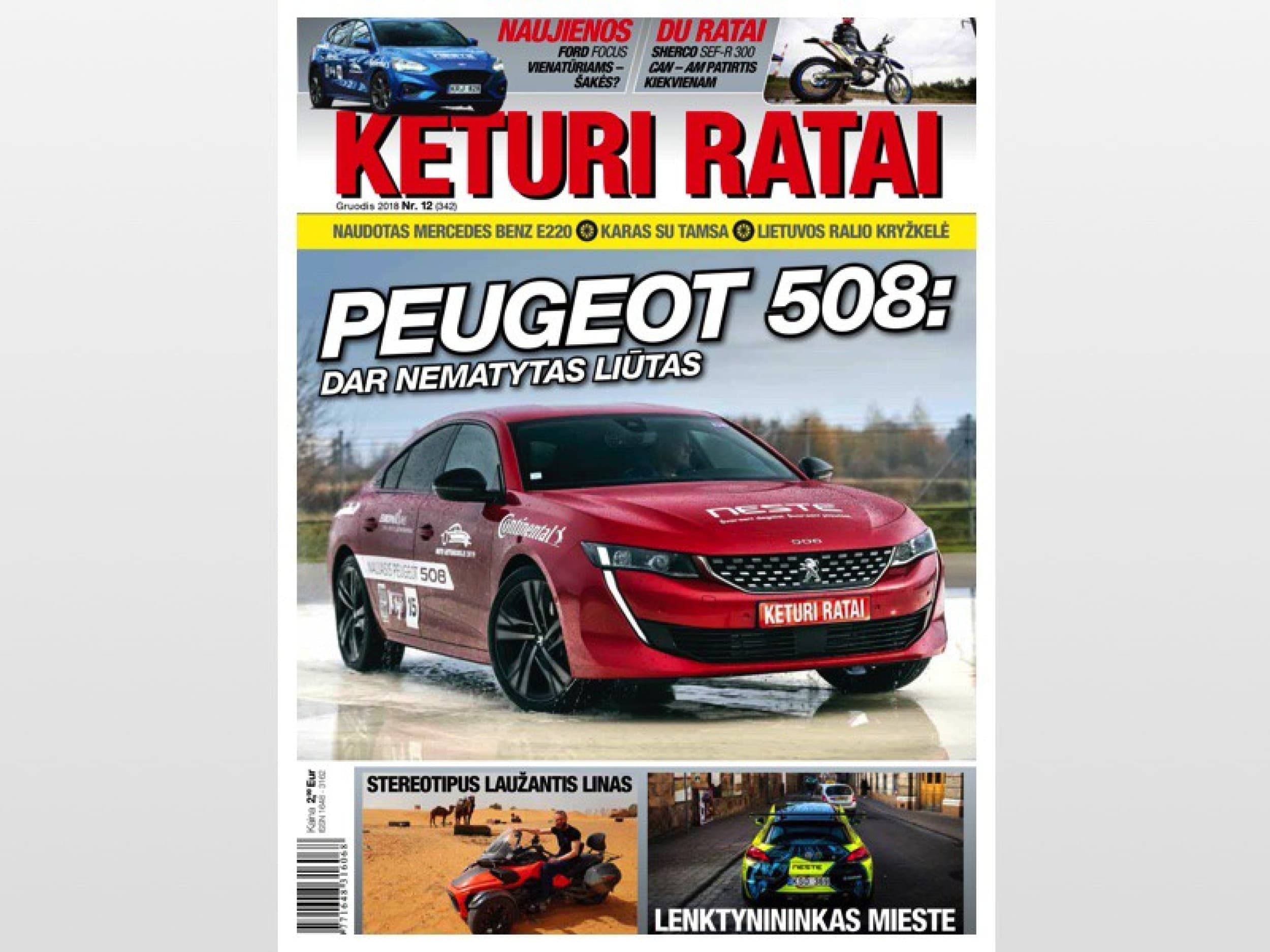 KETURI RATAI prenumerata (12 mėn.)