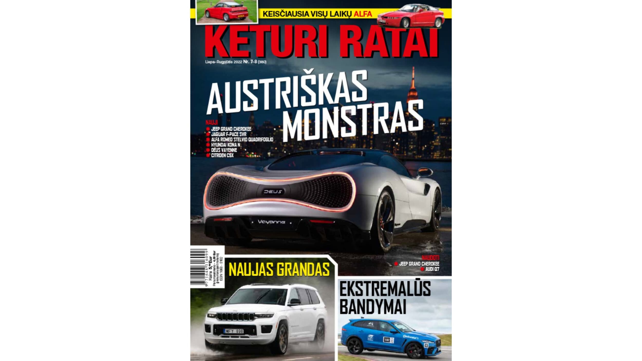 KETURI RATAI prenumerata (12 mėn.)