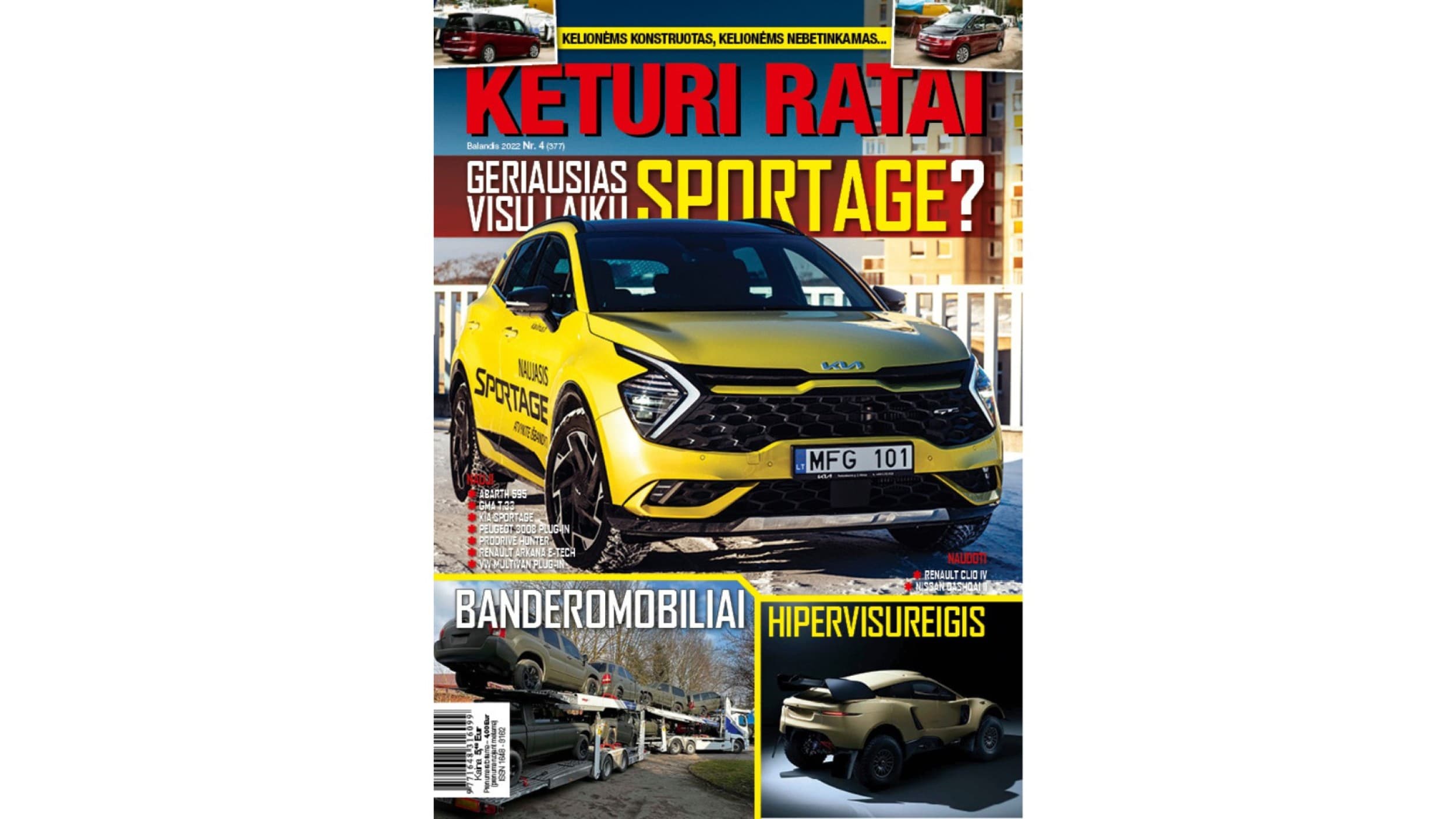 KETURI RATAI prenumerata (12 mėn.)