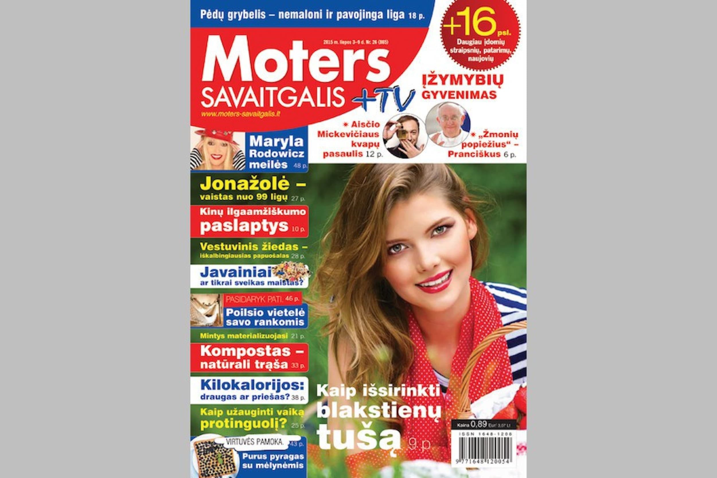 MOTERS SAVAITGALIS prenumerata (6 mėn.)