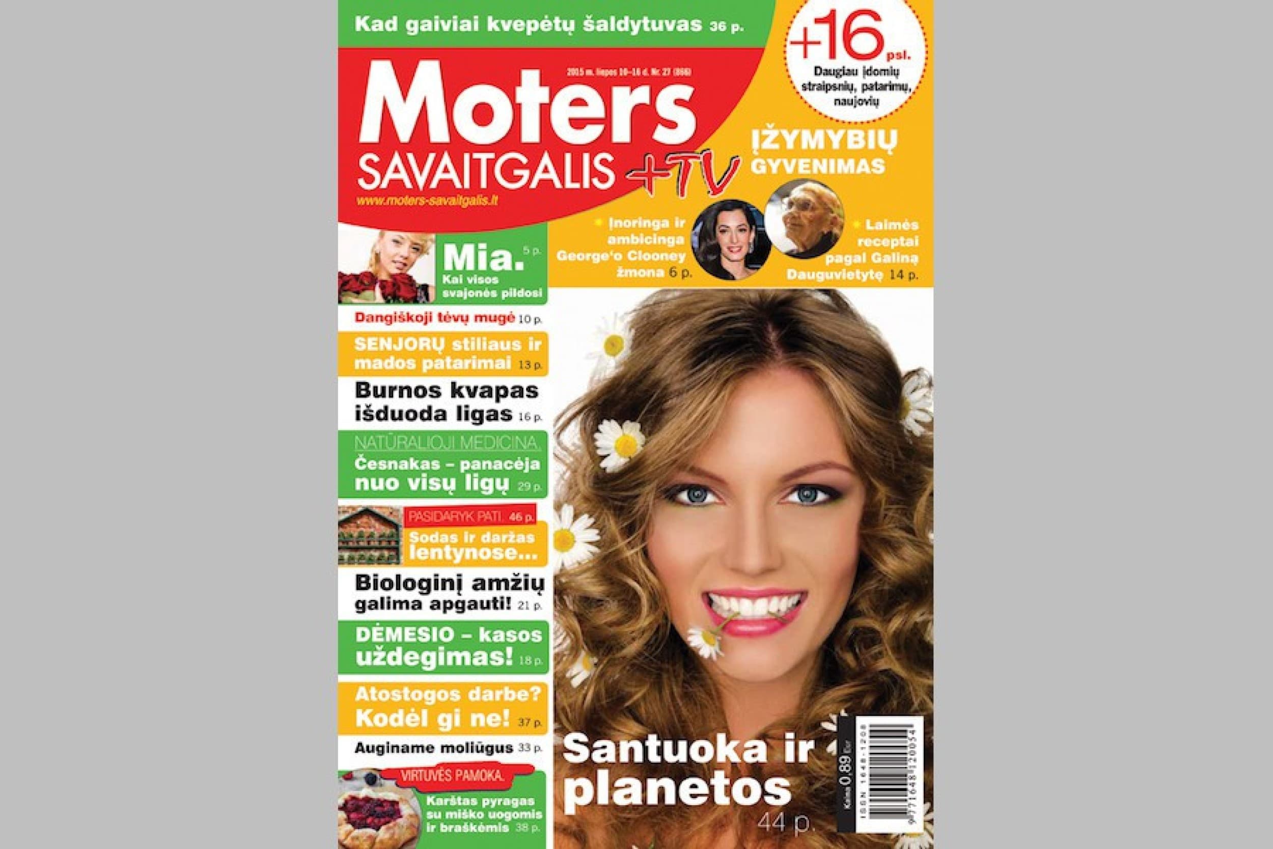 MOTERS SAVAITGALIS prenumerata (6 mėn.)