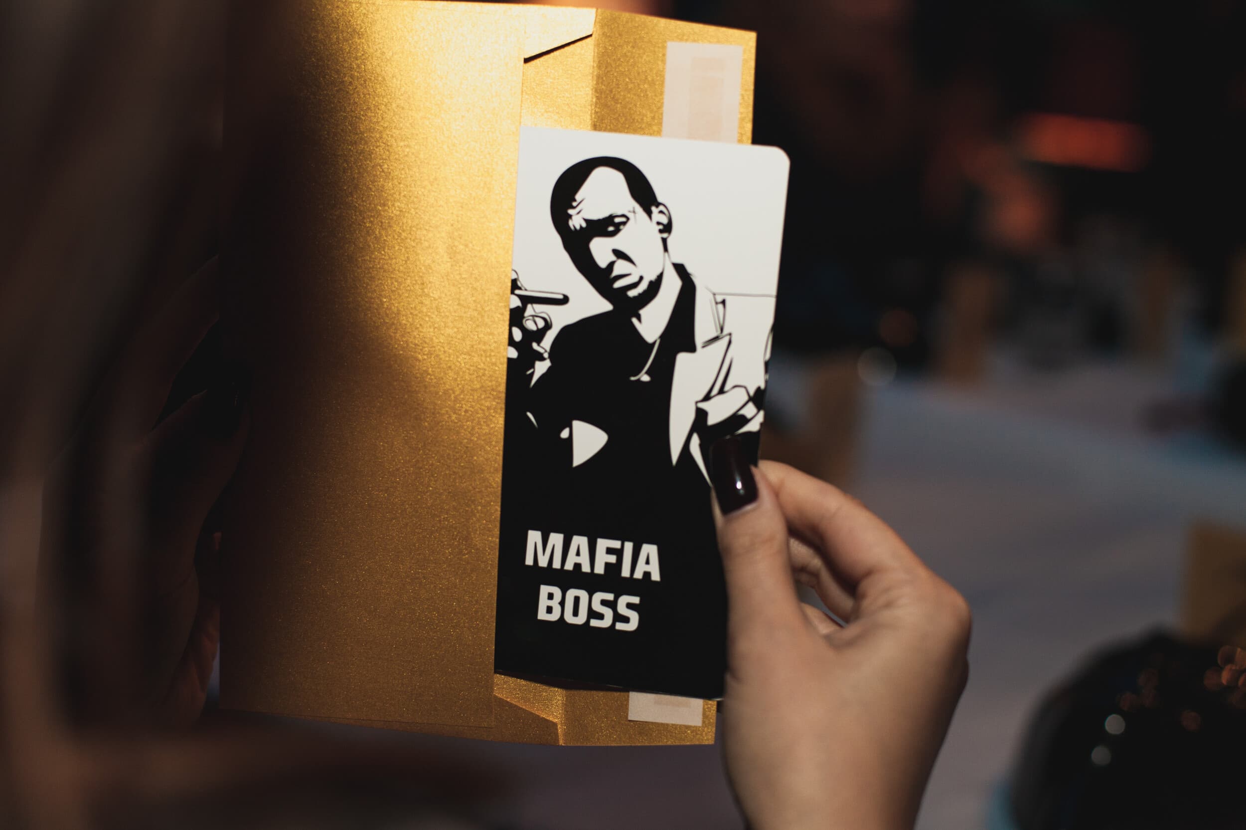 Unikalus vakaro patyrimas - žaidimas „Mafia“ dviem | Laisvalaikio Dovanos