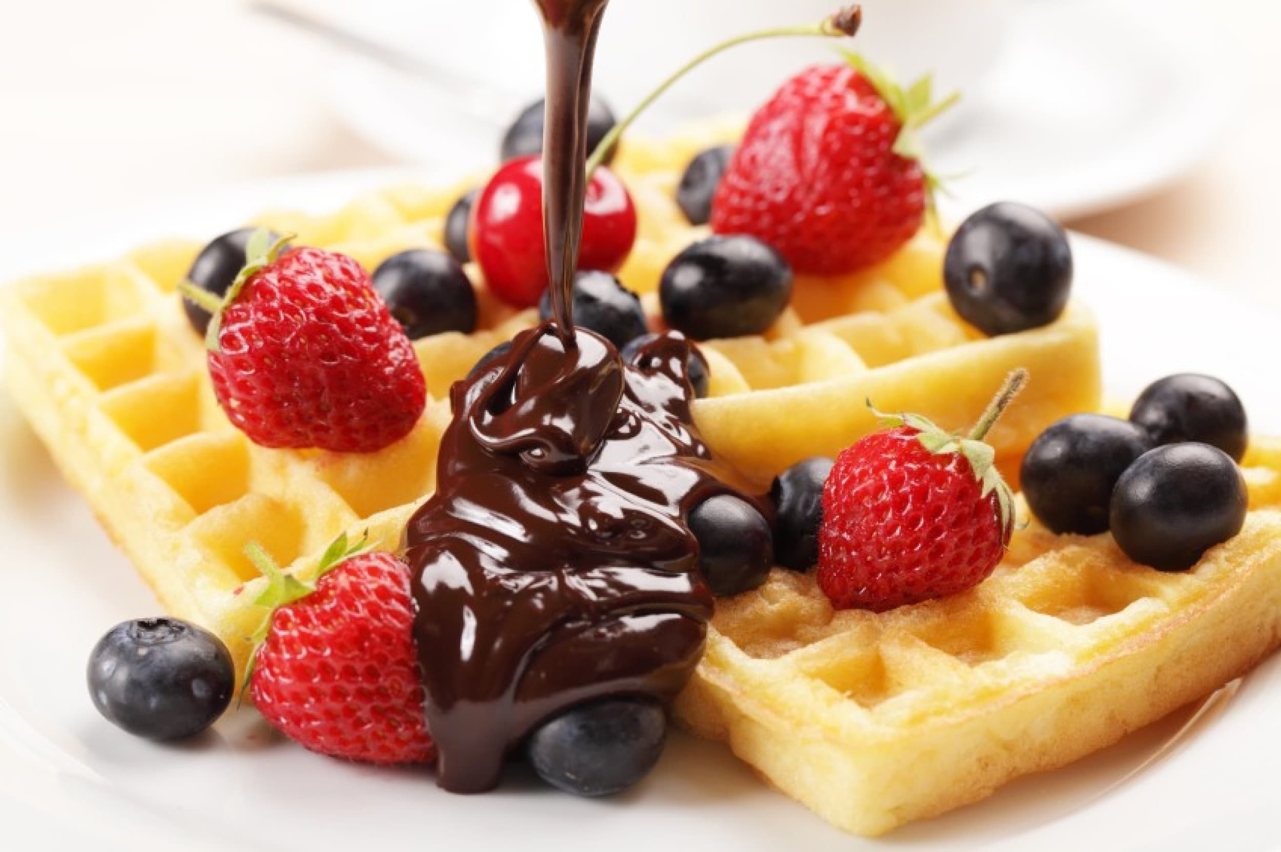 Belgiškų vaflių degustacija dviem