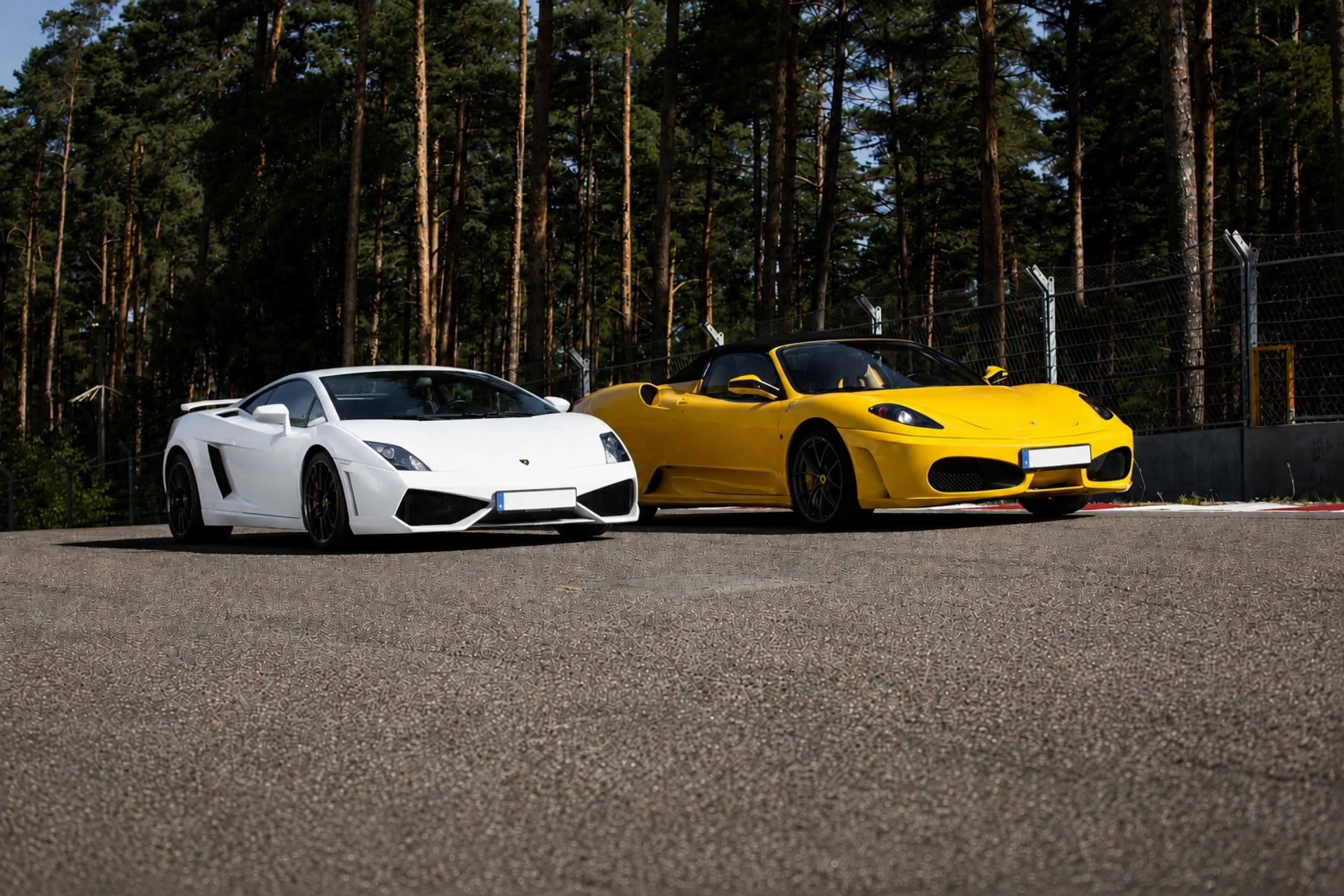 Skriek Ferrari ir Lamborghini Kačerginės „Nemuno žiedo“ trasoje