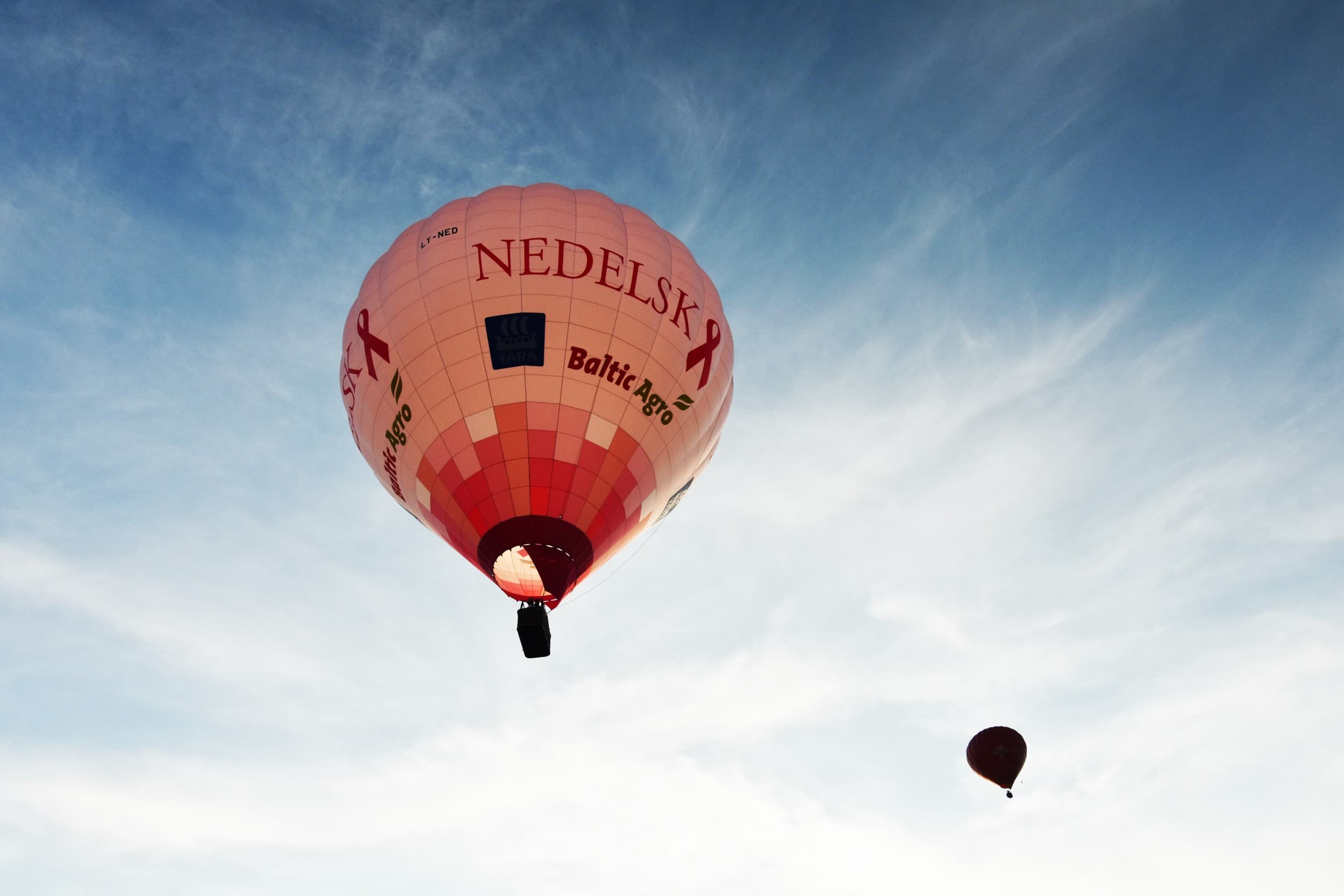 Skrydis oro balionu DVIEM su „Oreivystės centru – Ballooning.lt“