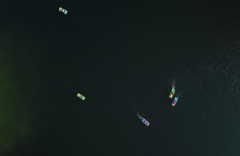 Pasiplaukiojimas vandens dviračiu ir kibinų degustacija dviem