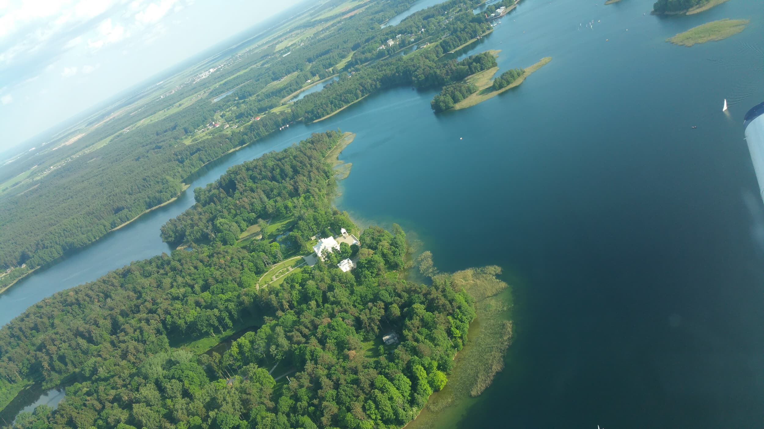Apžvalginis mokomasis skrydis Kaunas - Trakai - Kaunas trims