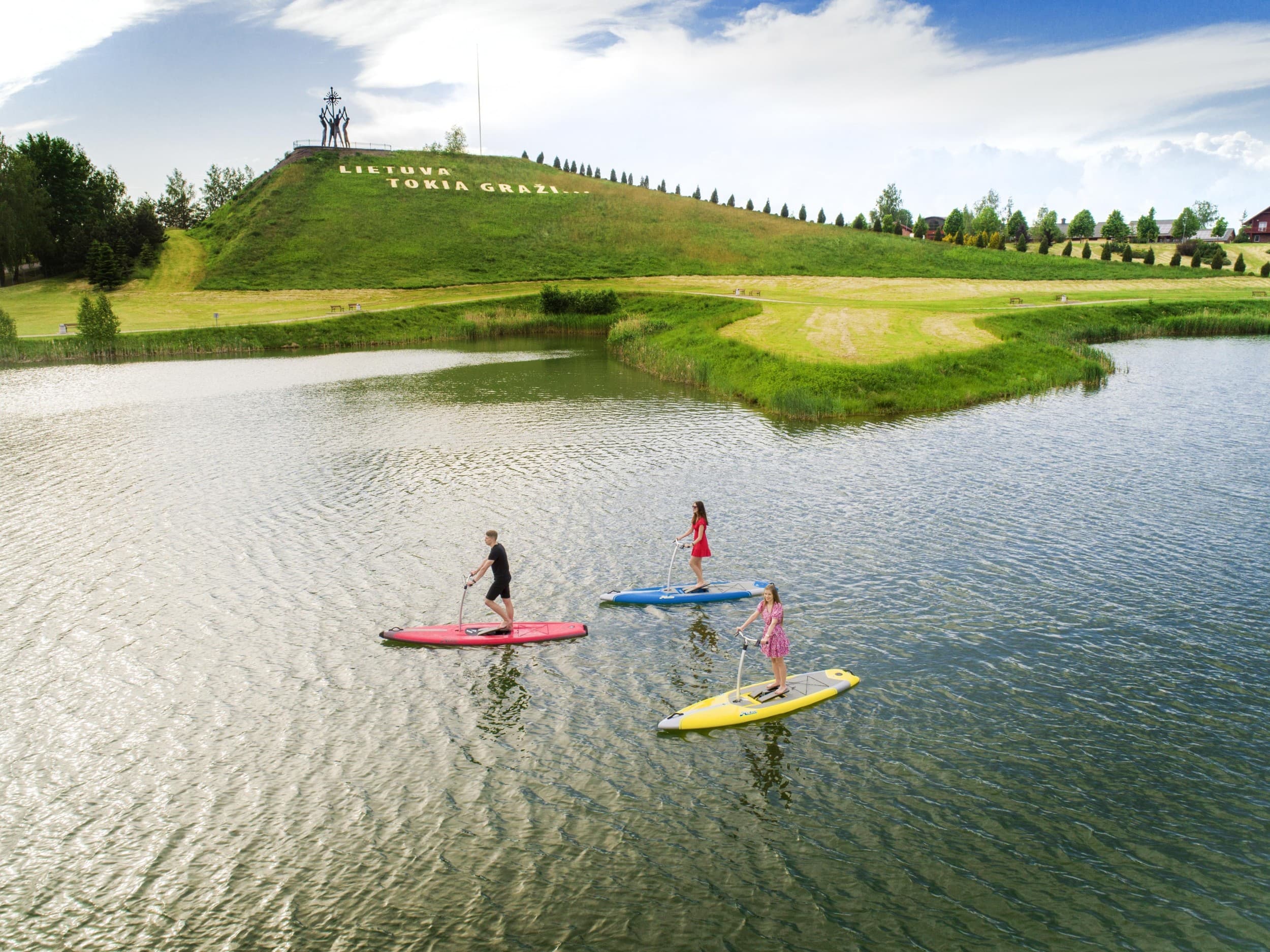 Pasiplaukiojimas „Harmony Park“ mintlente DVIEM | Laisvalaikio Dovanos