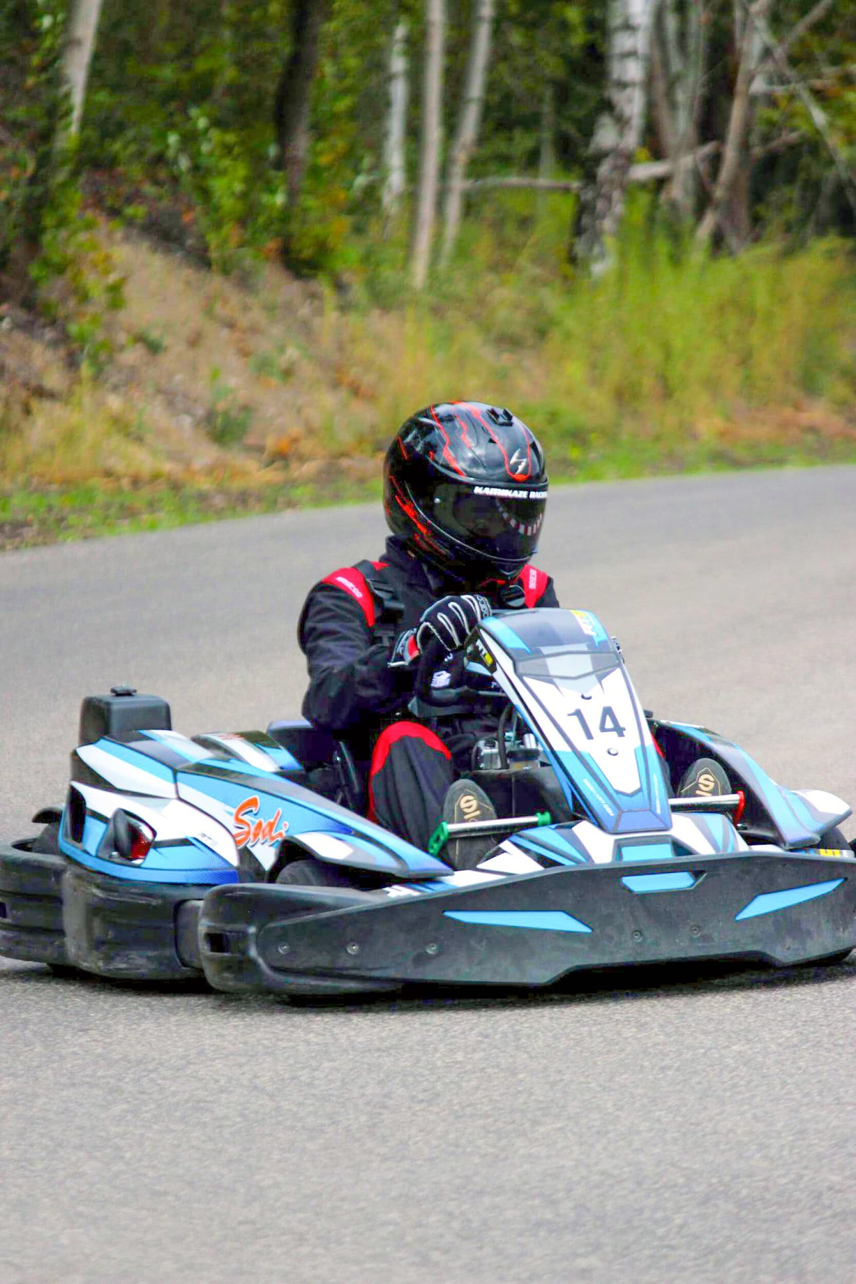 Pasivažinėjimas dviviečiu „13AG“ kartingu dviem | Laisvalaikio Dovanos