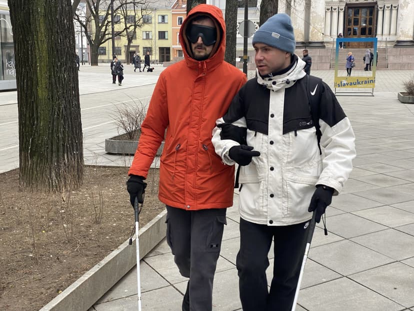 Pojūčių patirtis  „NeRegĖjimo galia“ 