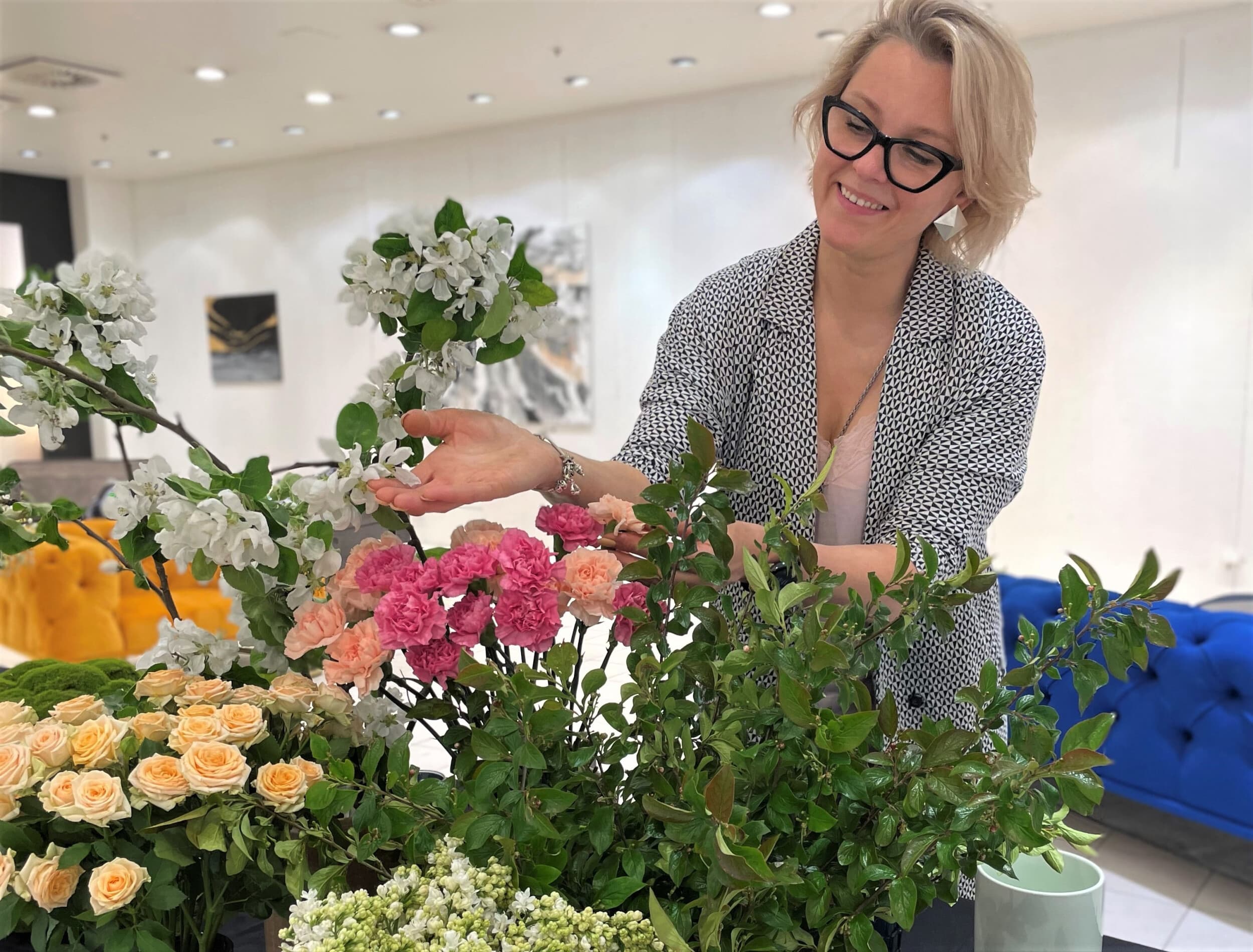  Kūrybinės floristikos dirbtuvės 8 asmenų grupei | Laisvalaikio Dovanos