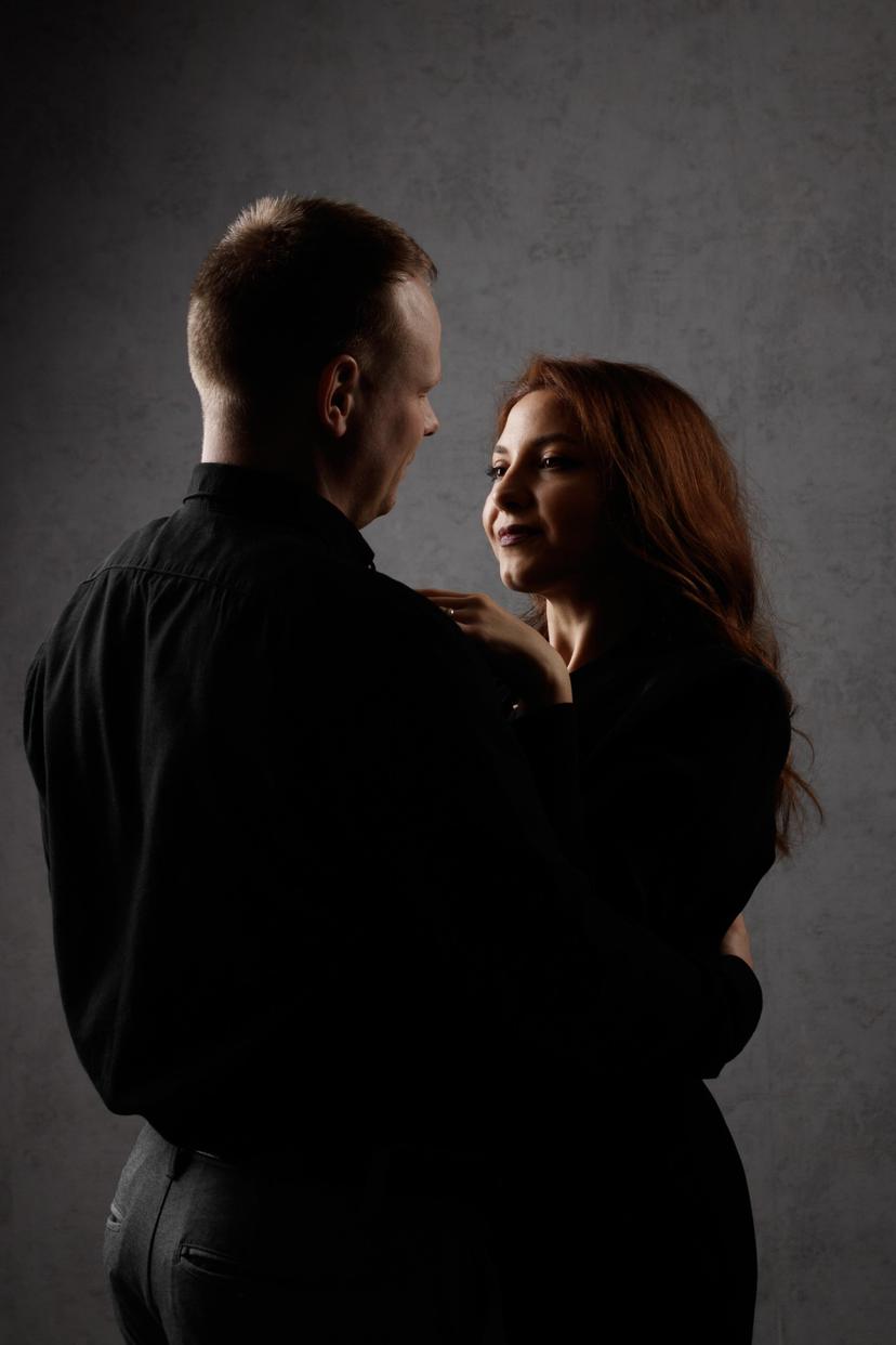 Fotosesija studijoje dviems