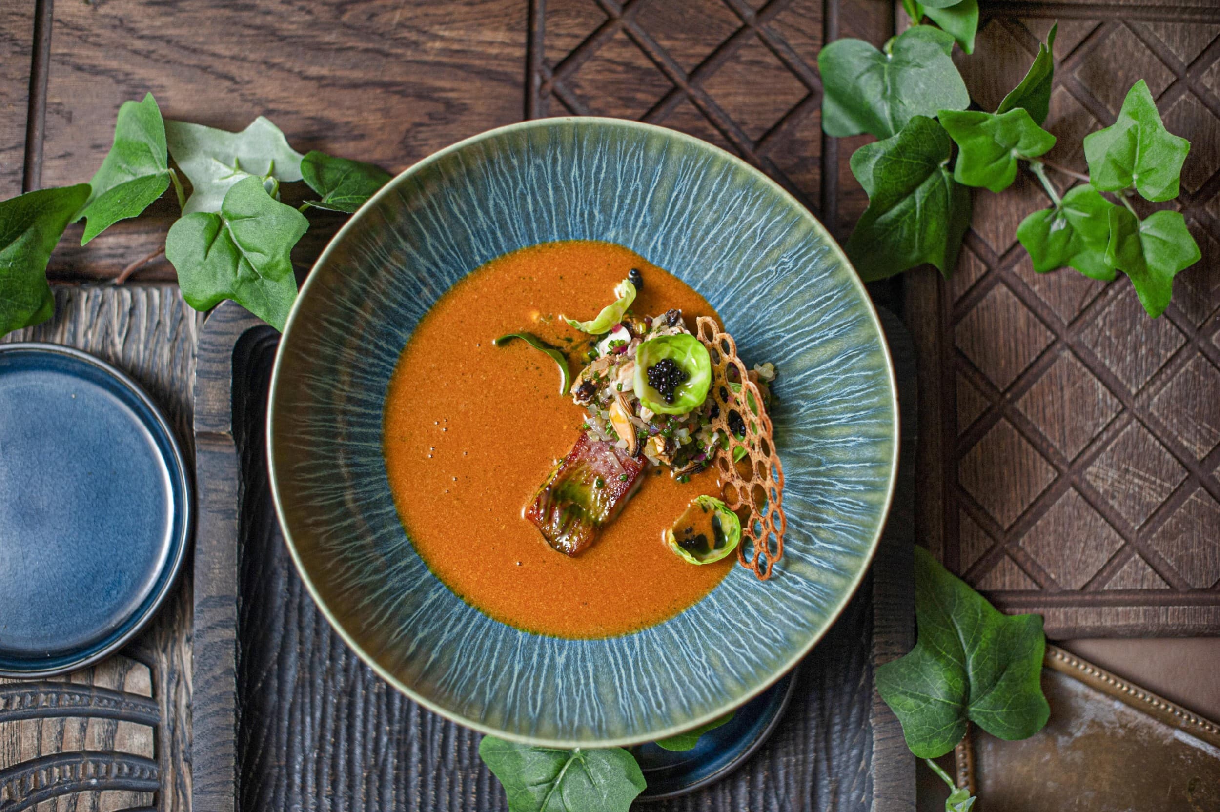 Degustacinė 4 patiekalų vakarienė dviem restorane „Botanist“ 