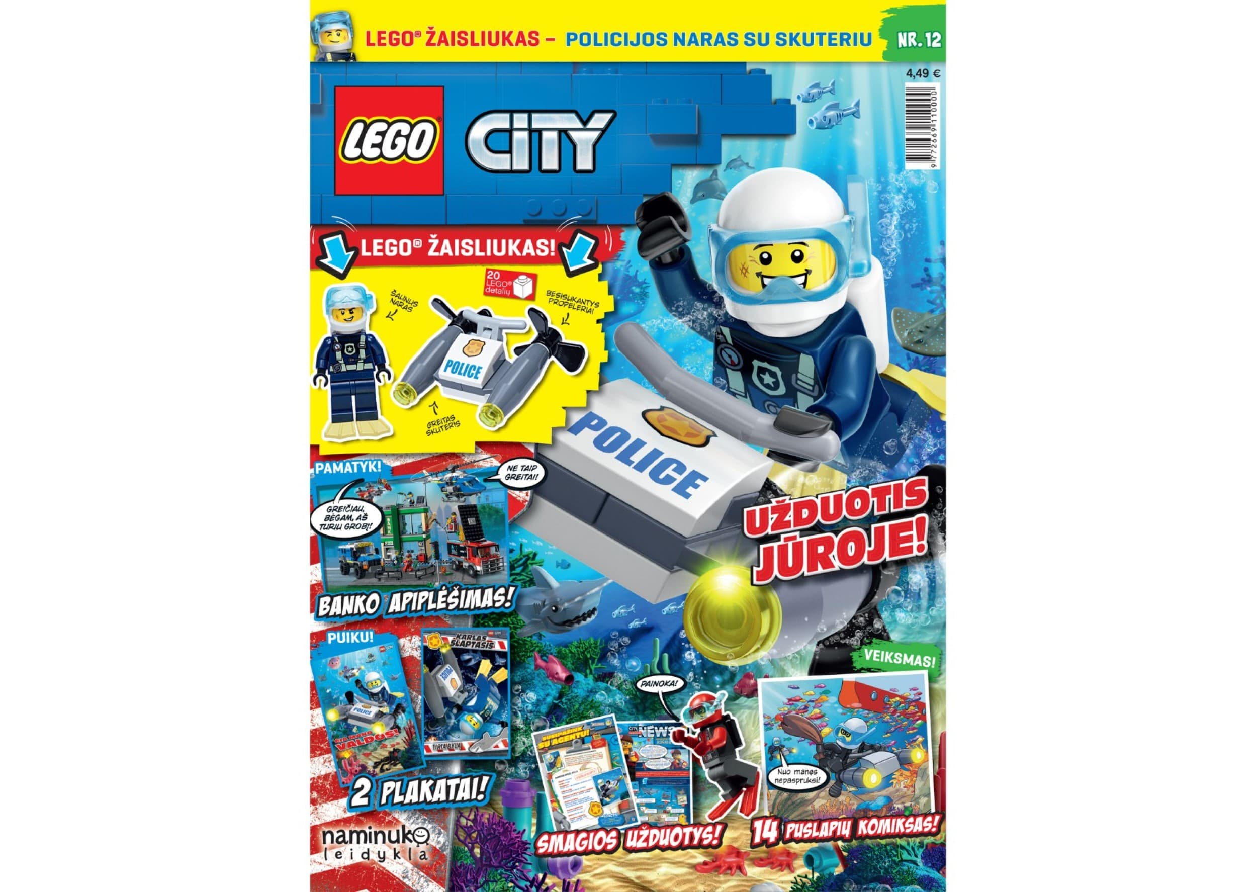 Žurnalo „LEGO City“ prenumerata (6 mėn.)   | Laisvalaikio Dovanos