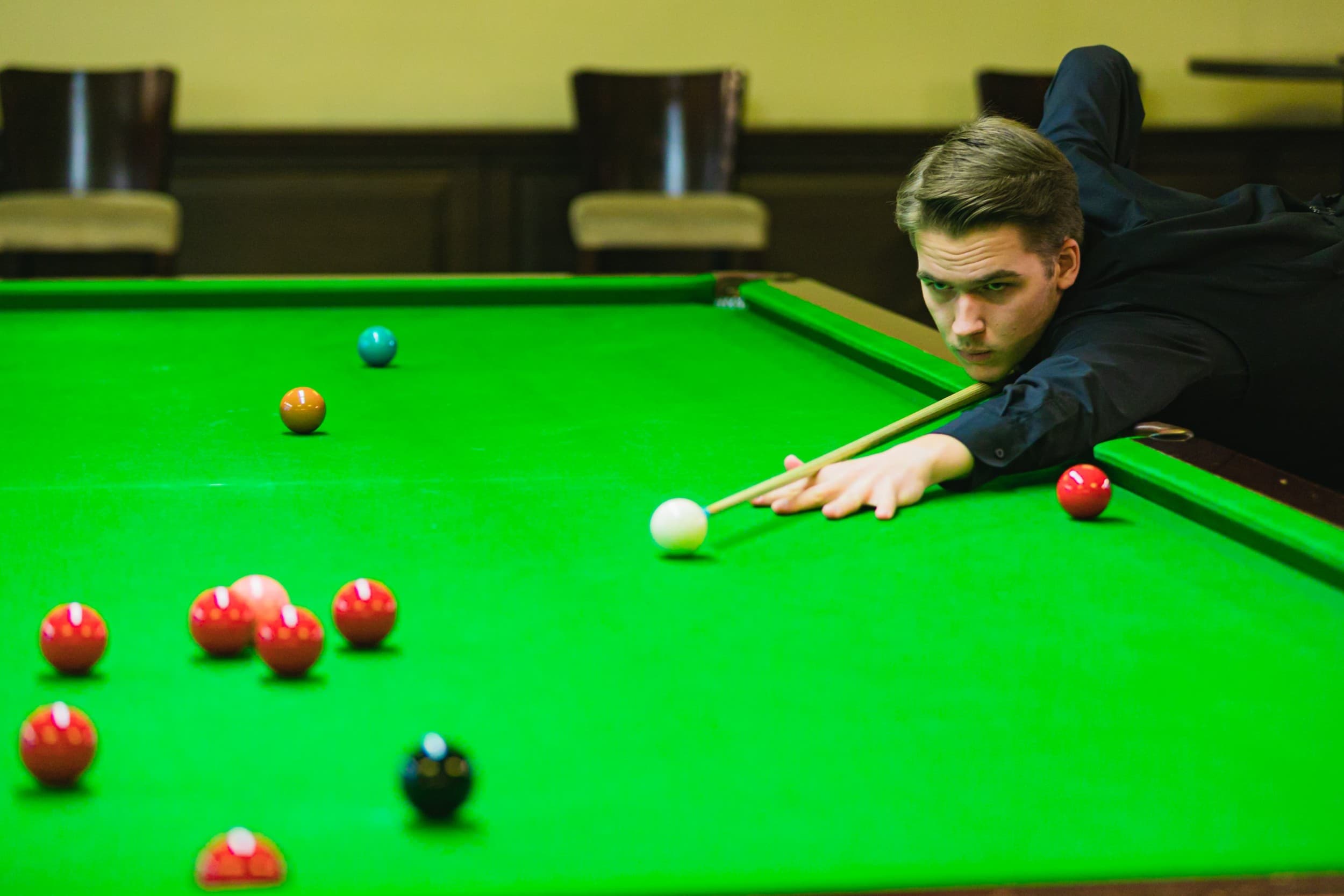  Individuali angliškojo biliardo (snooker) treniruotė