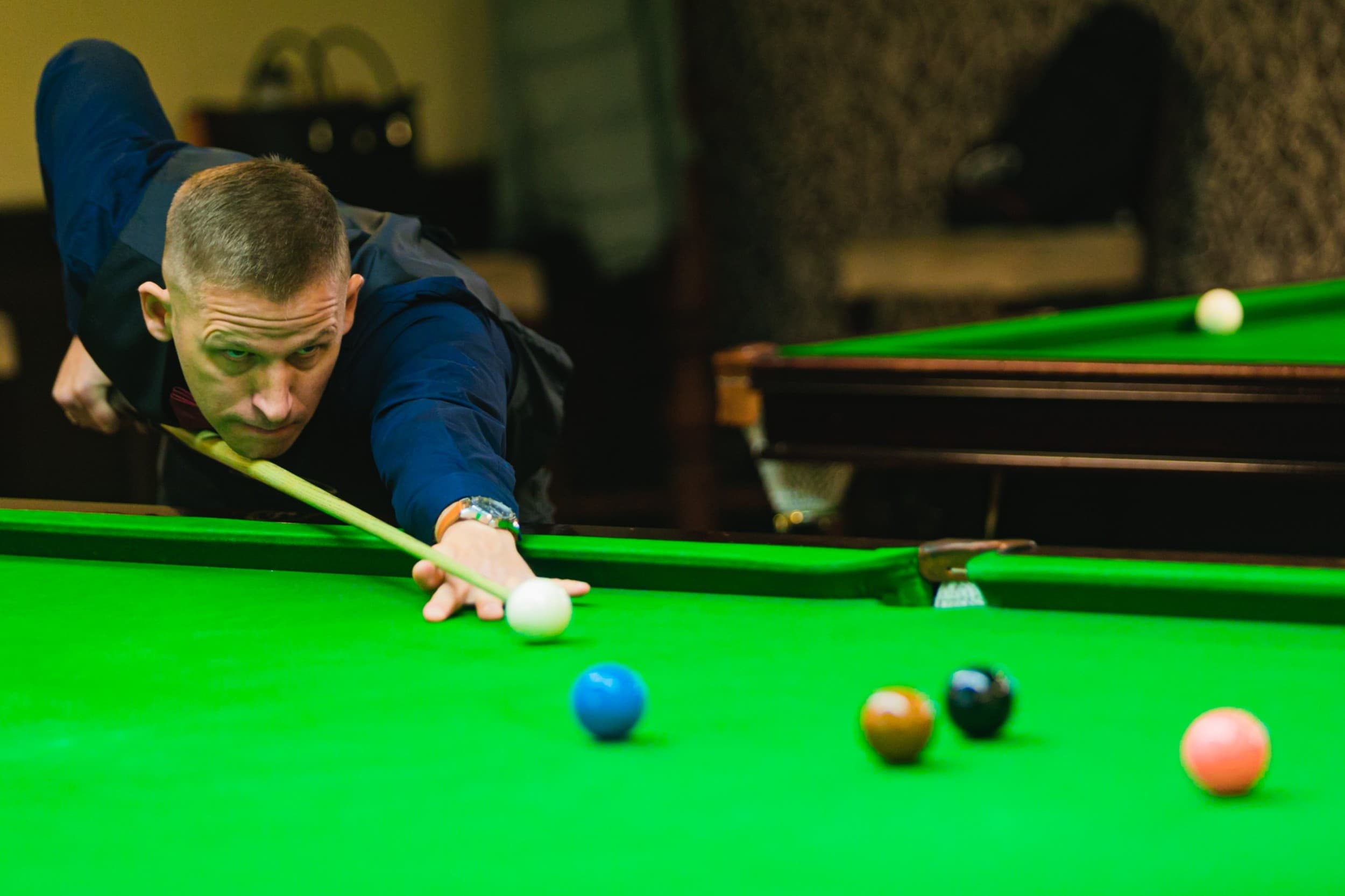  Individuali angliškojo biliardo (snooker) treniruotė