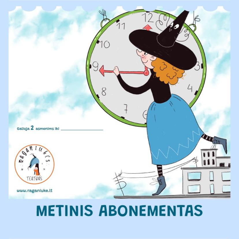 „Raganiukės teatro“ metinis abonementas
