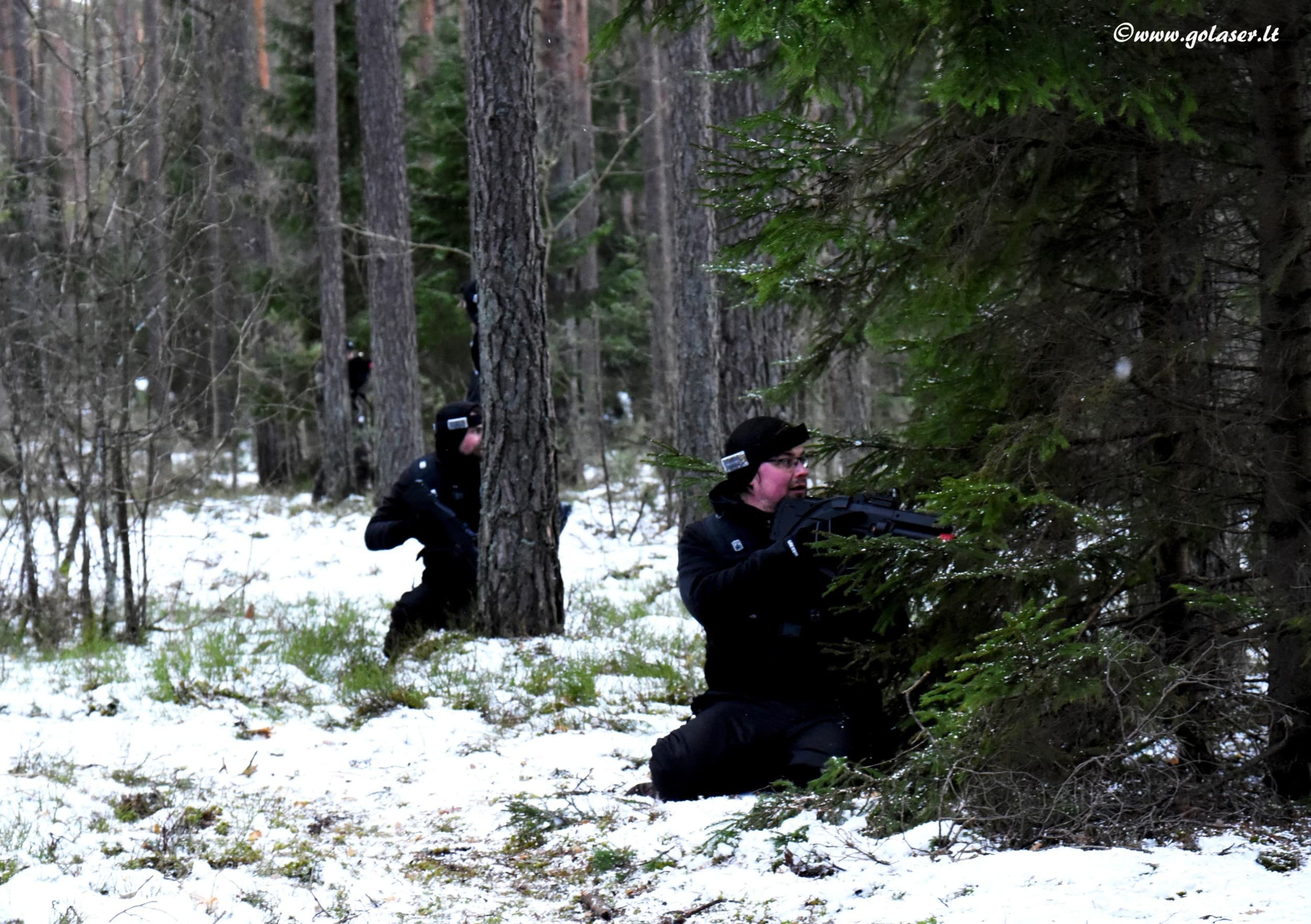 Privatus LaserTag žaidimas miške „Go laser“