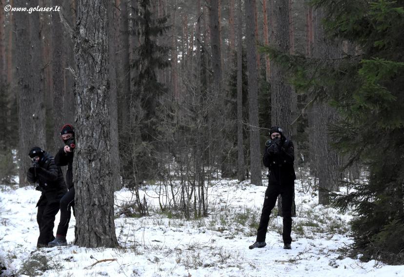 LaserTAG žaidimas 6 asmenims