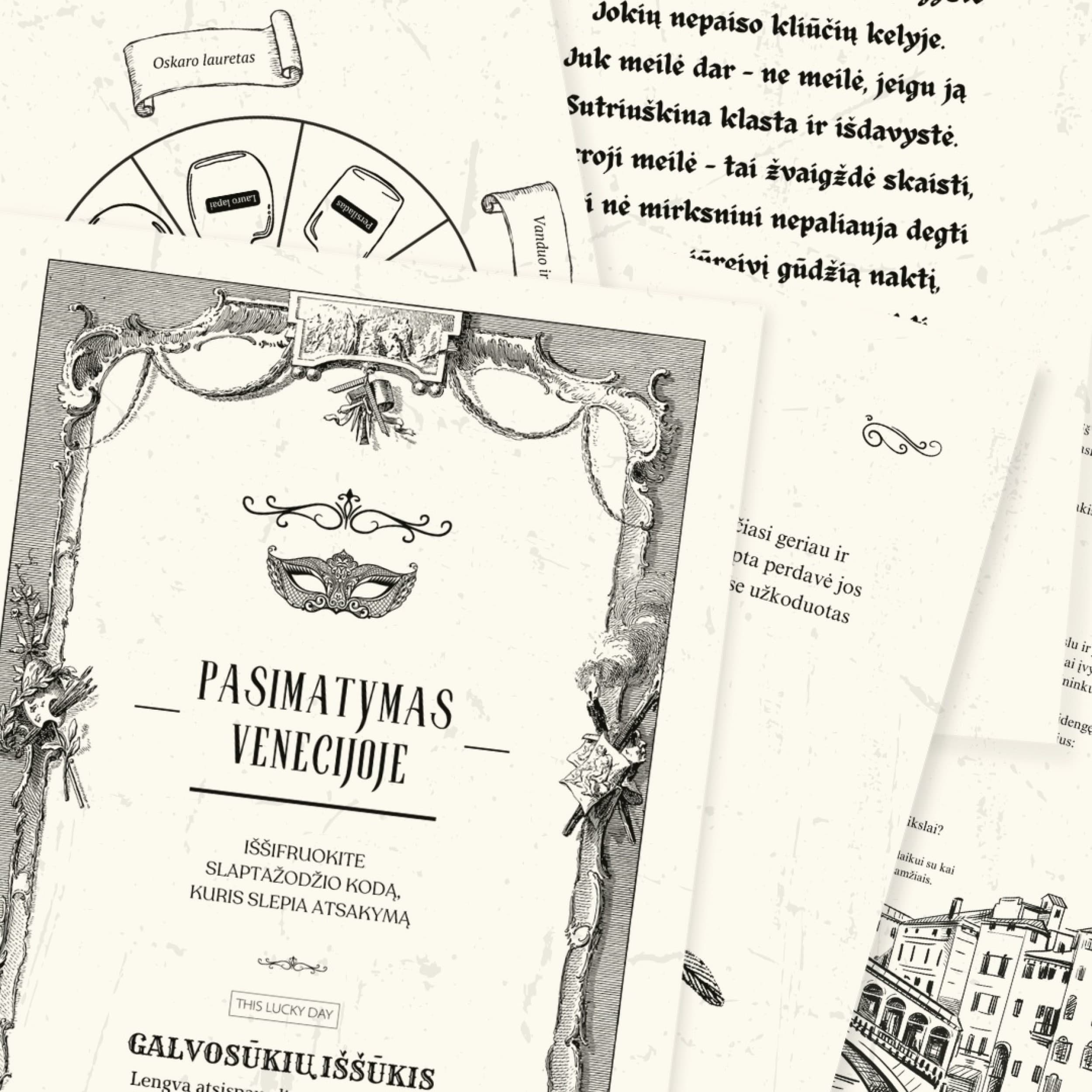 Galvosūkių iššūkis namuose „Pasimatymas Venecijoje“