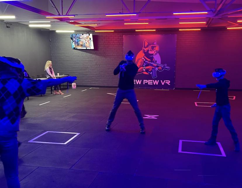 VR žaidimas PEW PEW studijoje (iki 6 asm.)