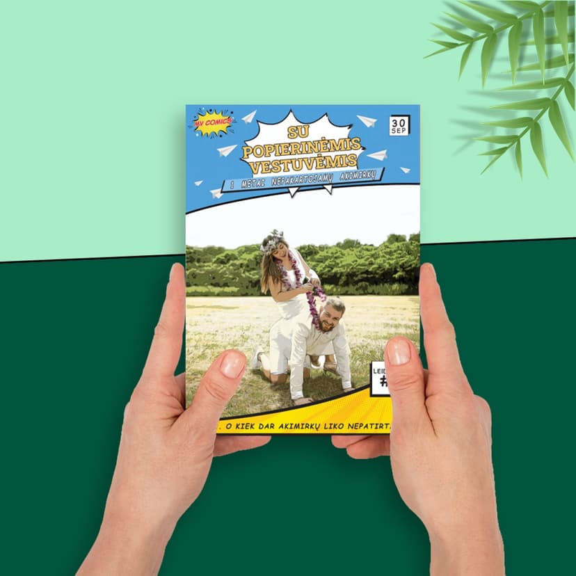 Personalizuota komiksų knygelė 24 psl. 