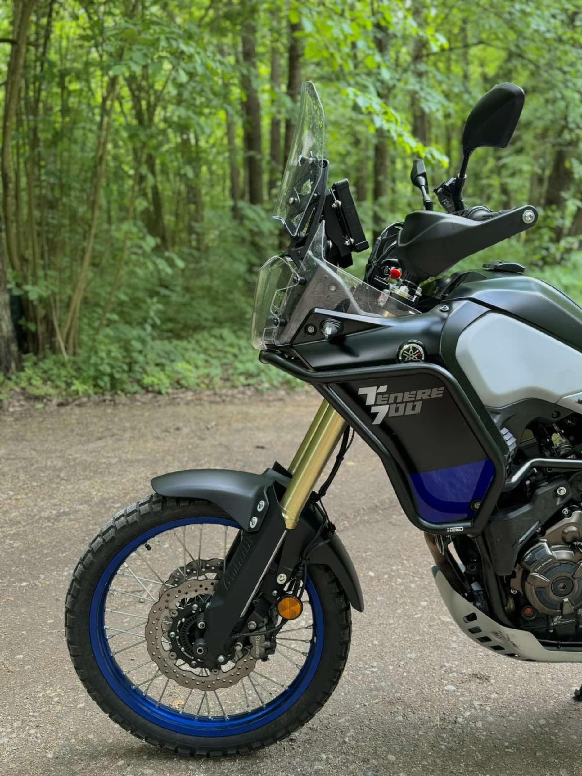 Pasivažinėjimas naujausiu Enduro tipo motociklu
