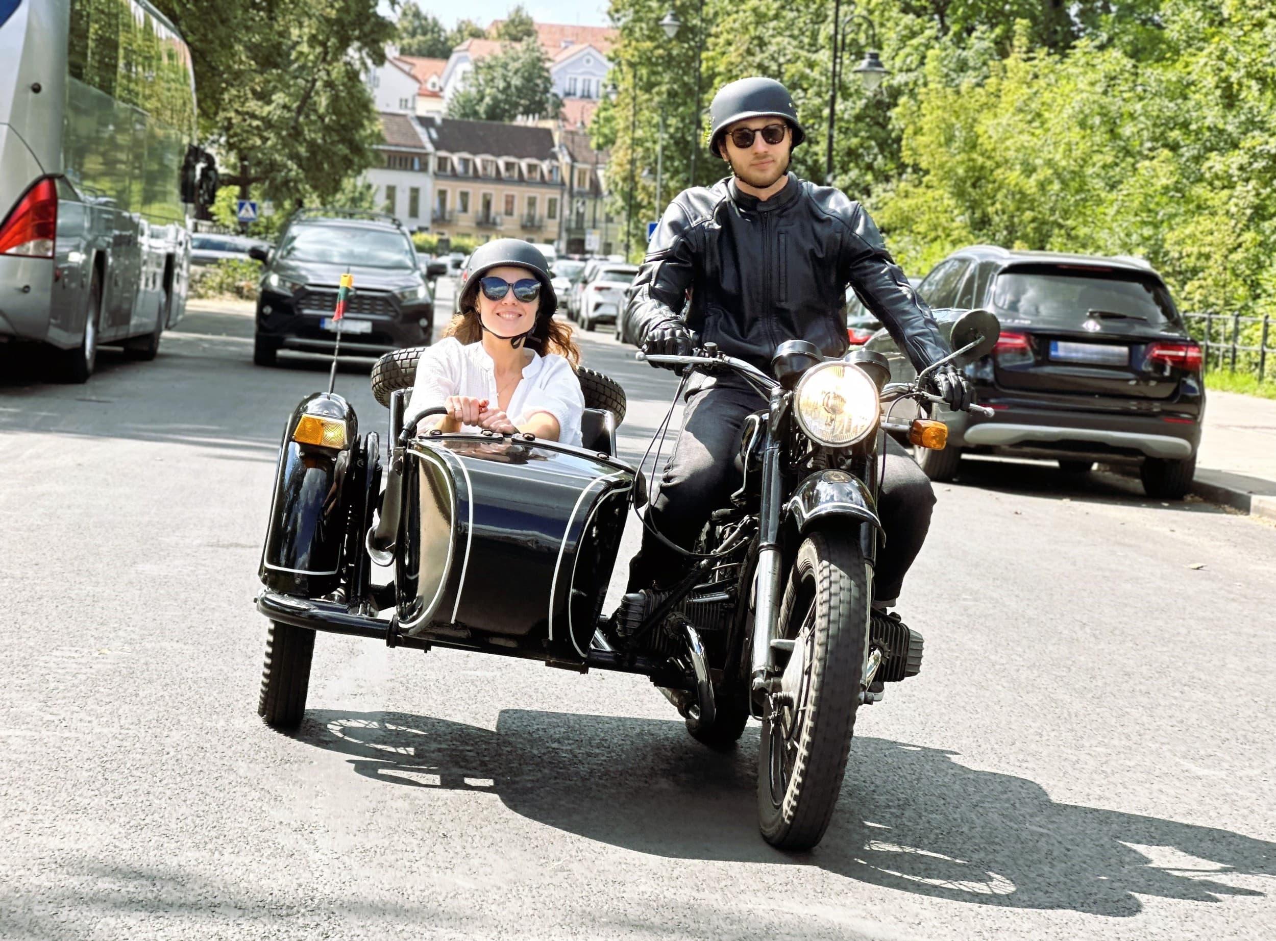 Pasivažinėjimas senovinio motociklo lopšyje | Laisvalaikio Dovanos
