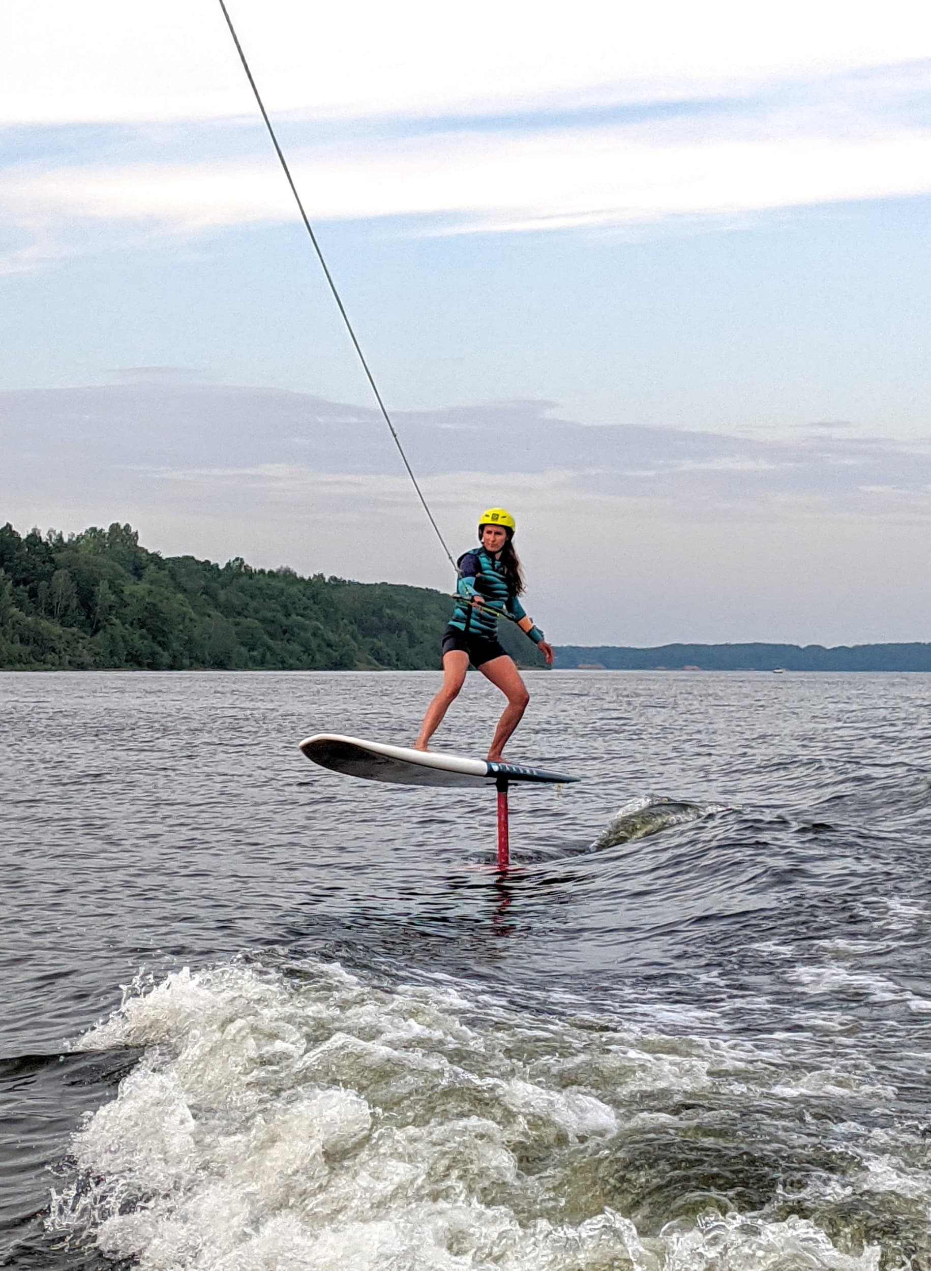 „Wakefoil“ plaukimo pamoka