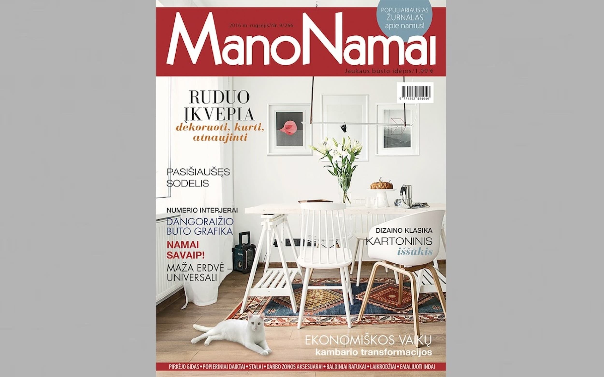 MANO NAMAI prenumerata (12 mėn.)