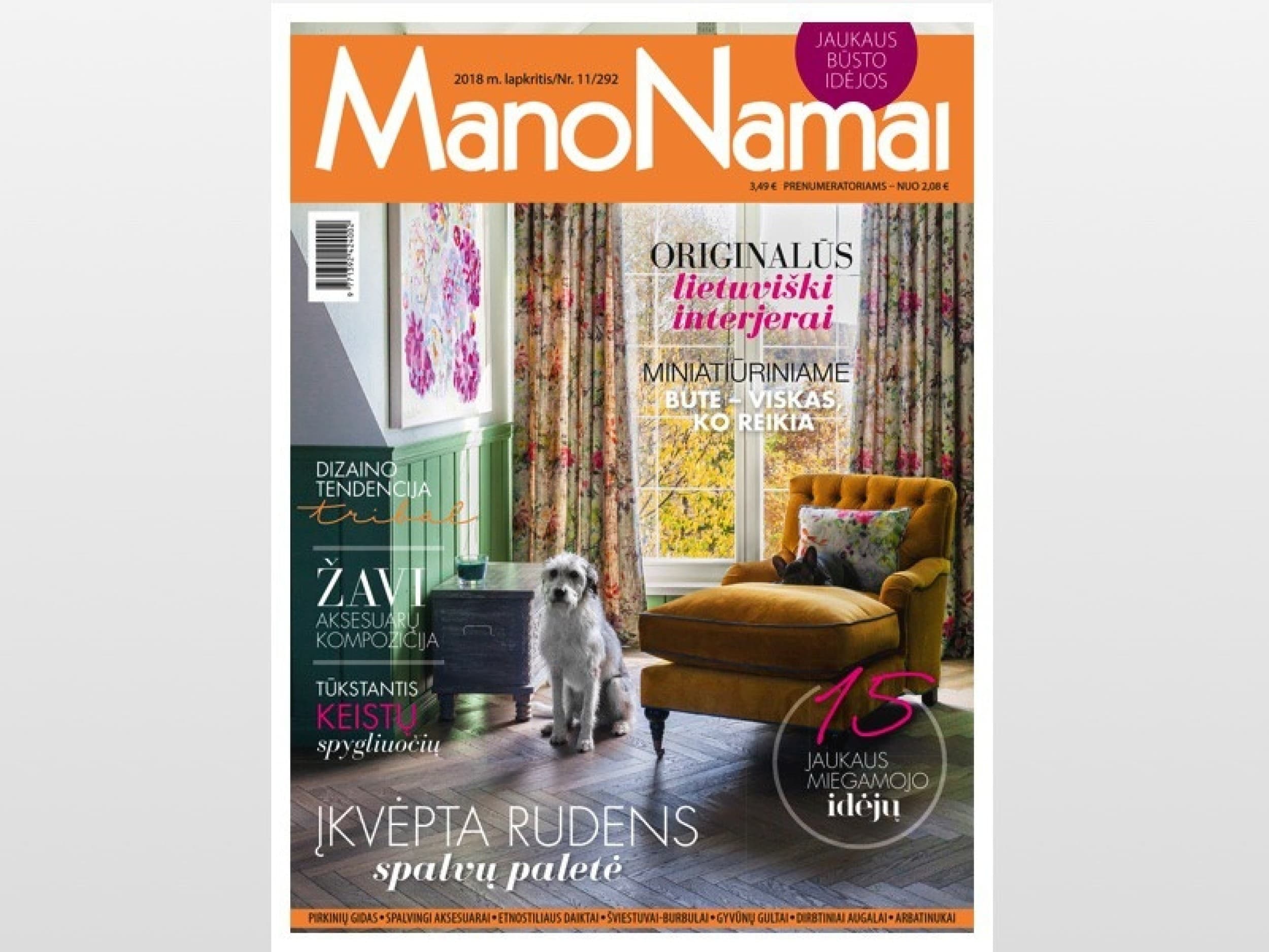 MANO NAMAI prenumerata (3 mėn.)