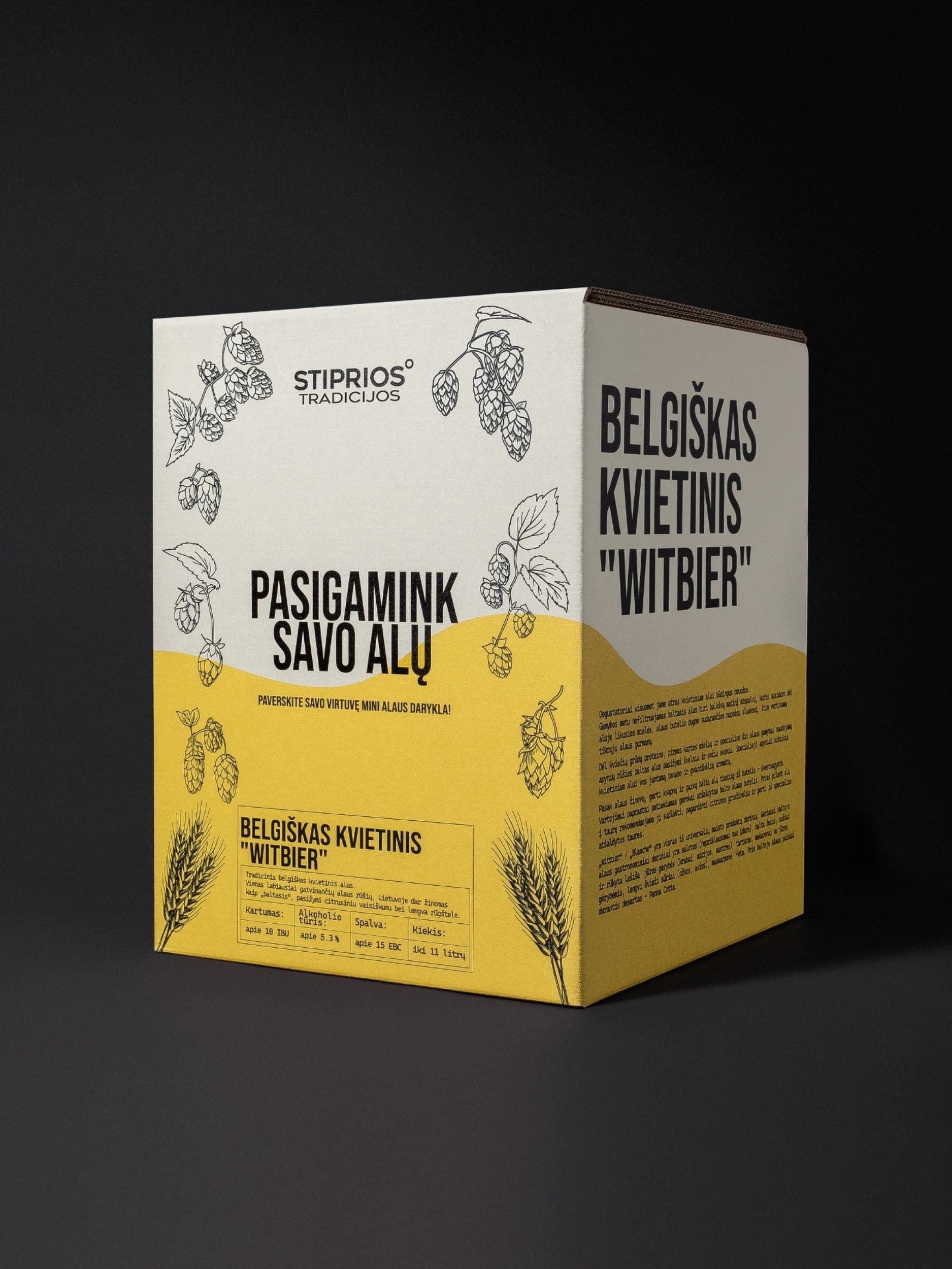 Alaus gaminimo rinkinys „Witbier“ | Laisvalaikio Dovanos