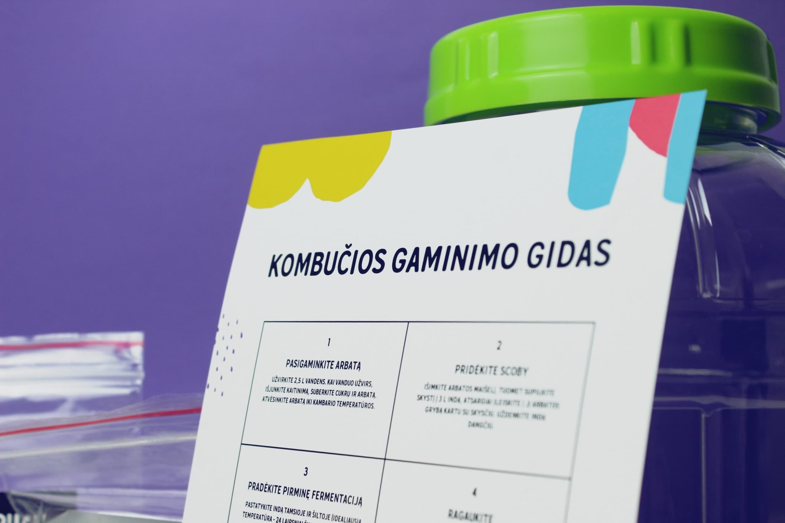 „Ohm!Bucha“ kombučios gamybos rinkinys | Laisvalaikio Dovanos