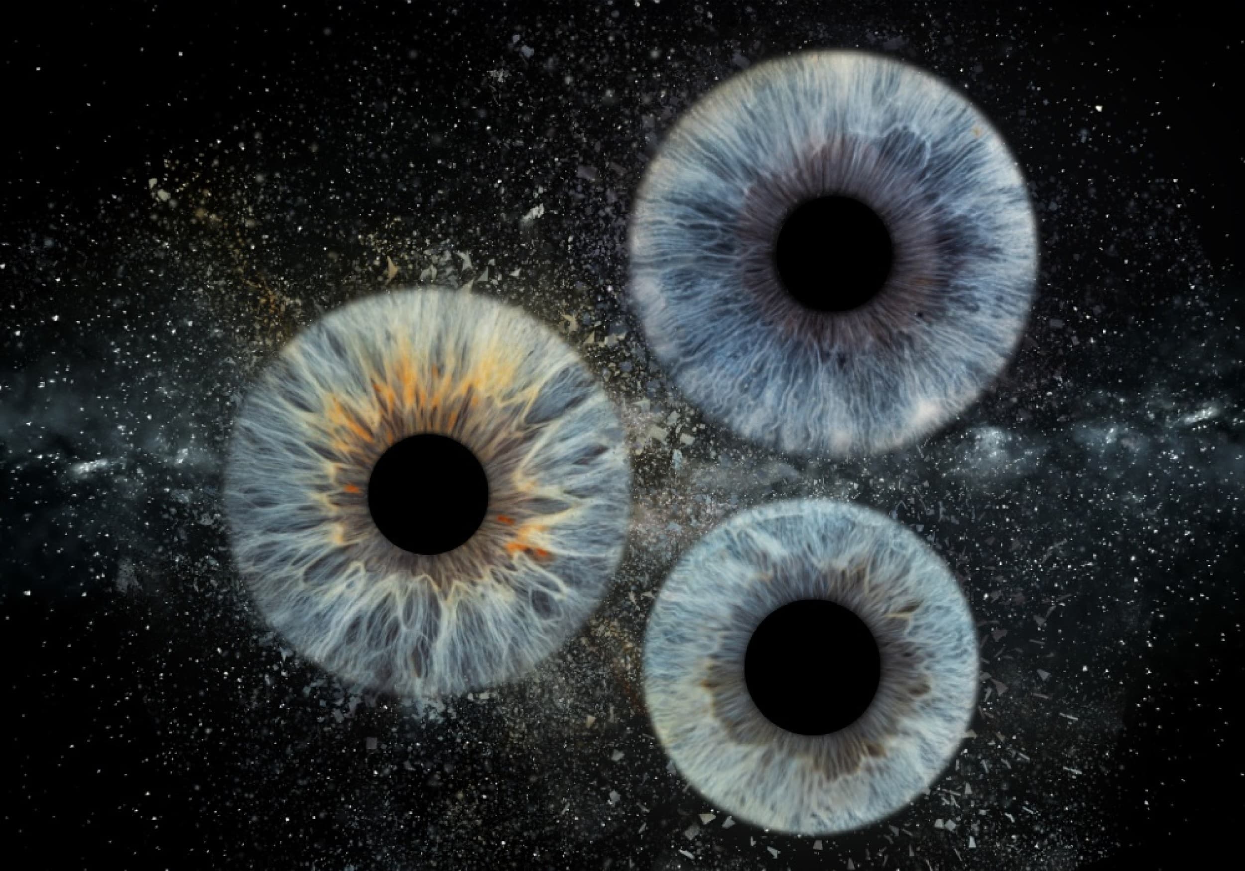Skaitmeninė 3 akių rainelių nuotrauka studijoje „EyeArt“ | Laisvalaikio Dovanos