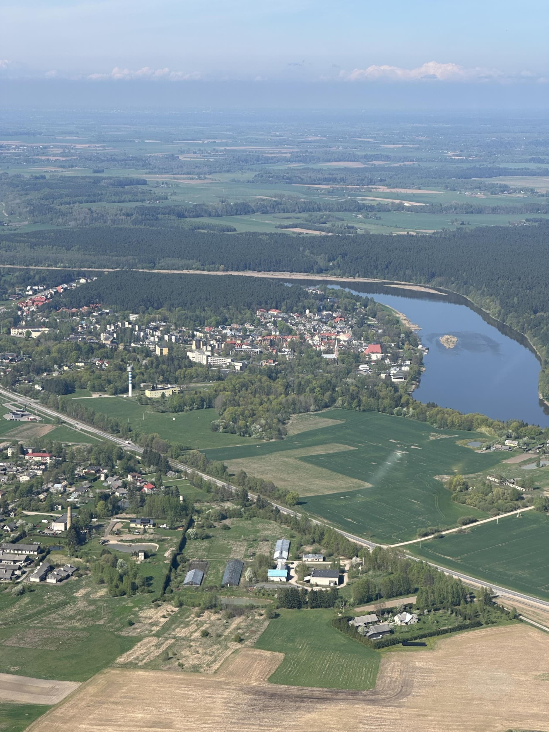 Apžvalginis skrydis ultralengvuoju lėktuvu virš Nemuno kilpų