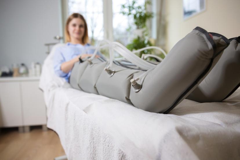 Limfodrenažinis masažas su presoterapijos aparatu