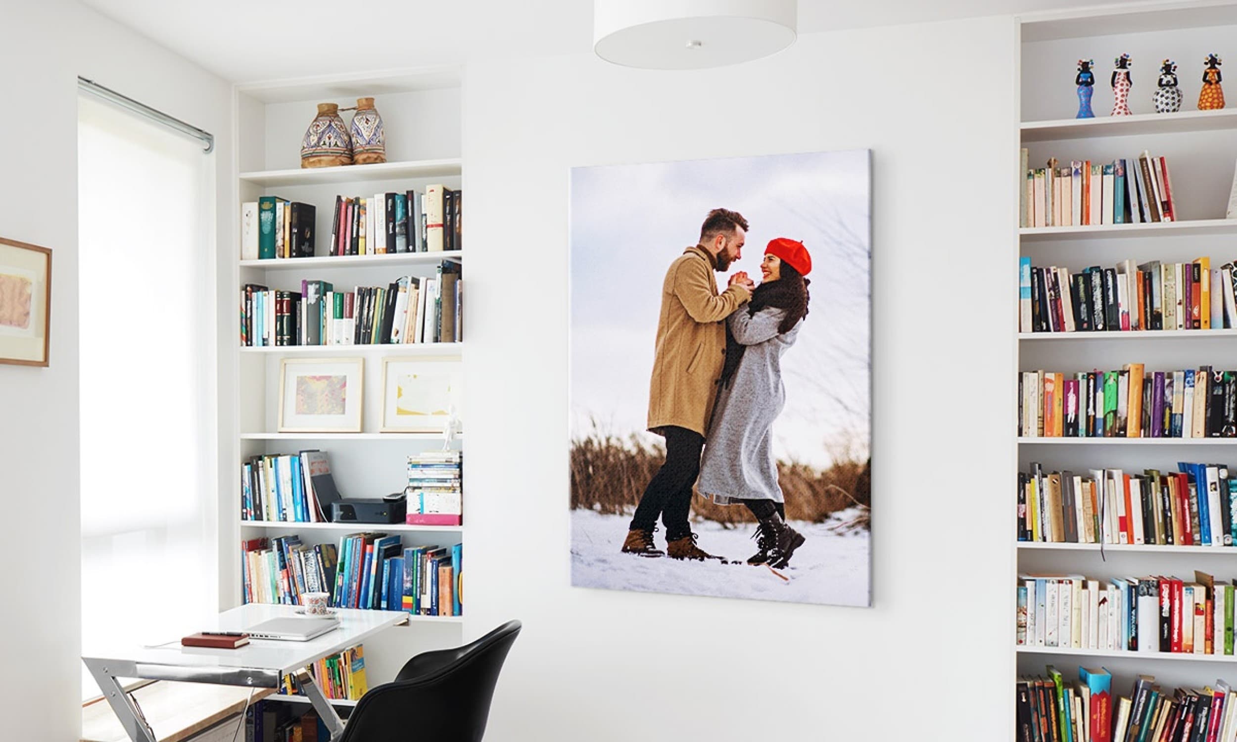 Fotopaveikslas 40x60 arba 60x40 su Jūsų nuotraukomis ir tekstais
