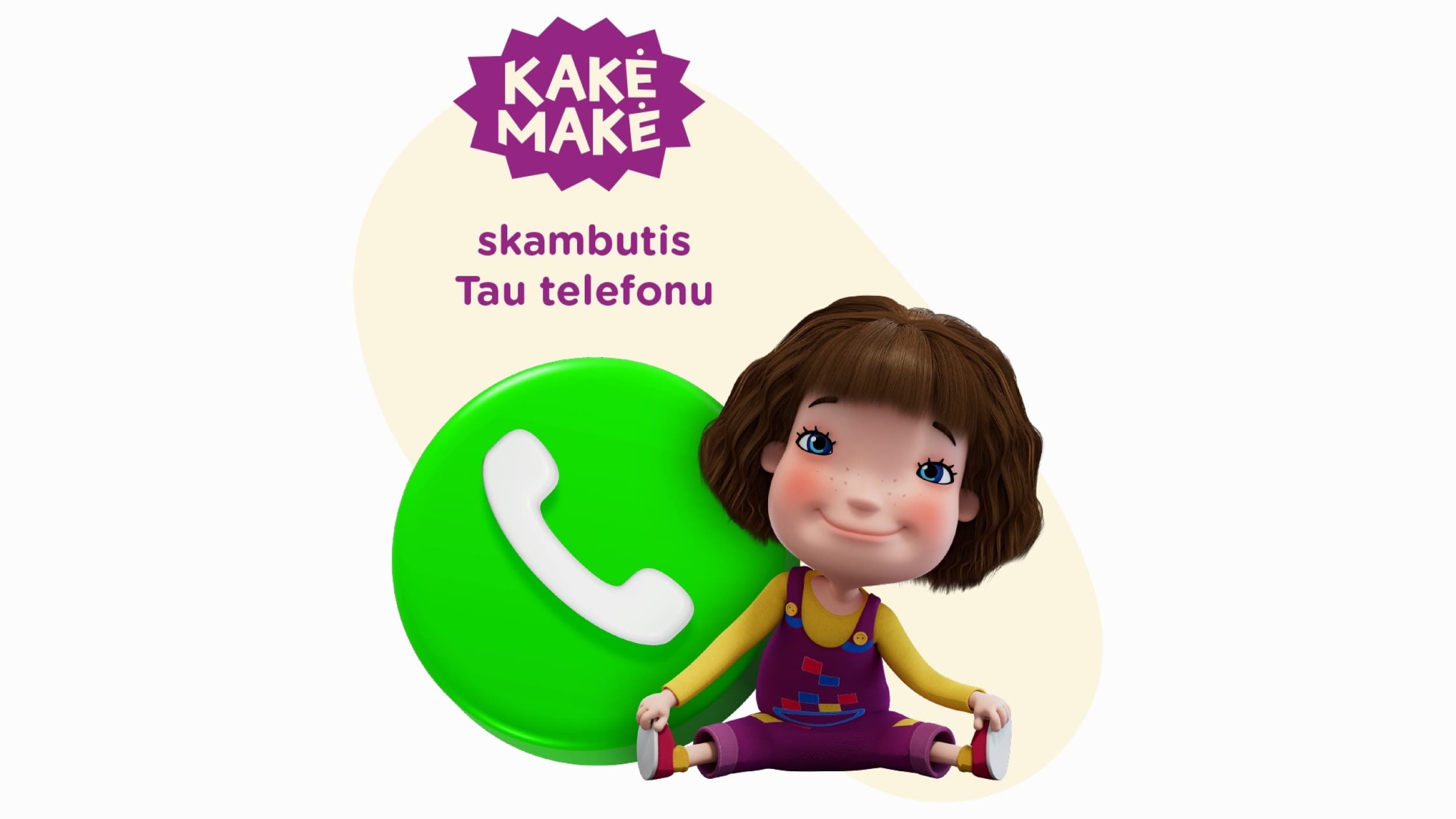 Kakės Makės skambutis – staigmena tiesiai į mažas ausytes!