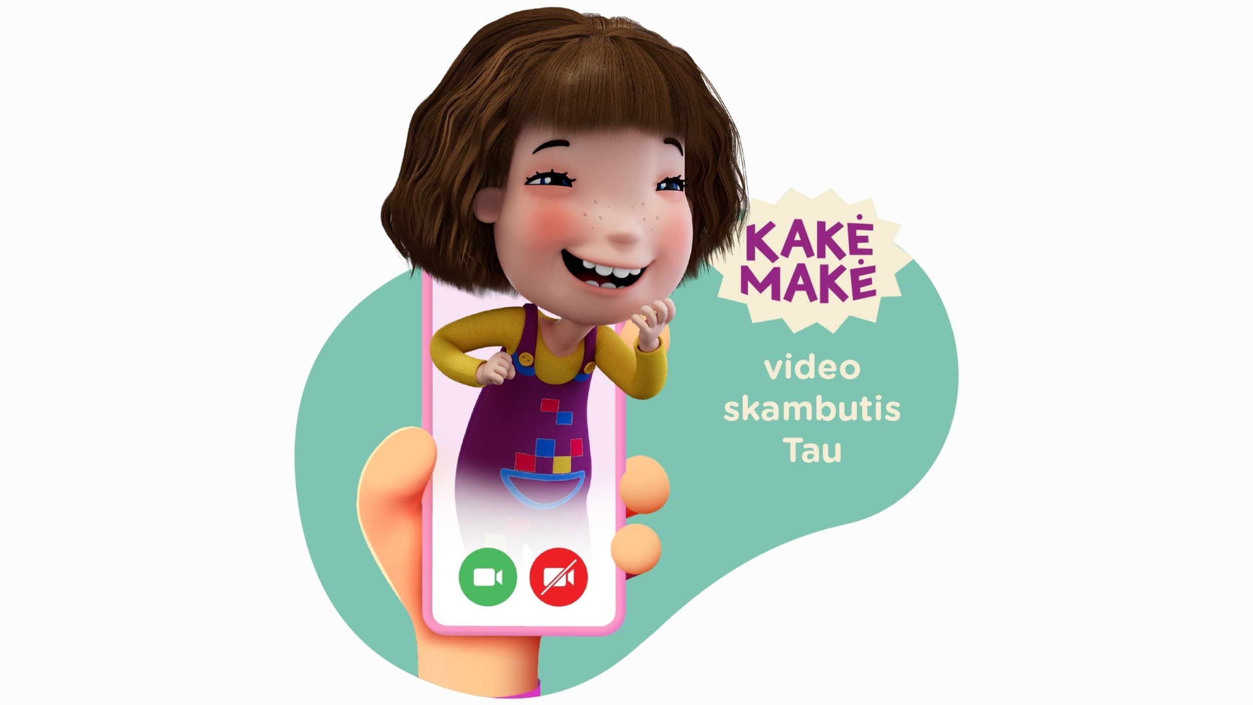 Visų vaikų herojė Kakė Makė – gyvai per Zoom ar telefonu! 