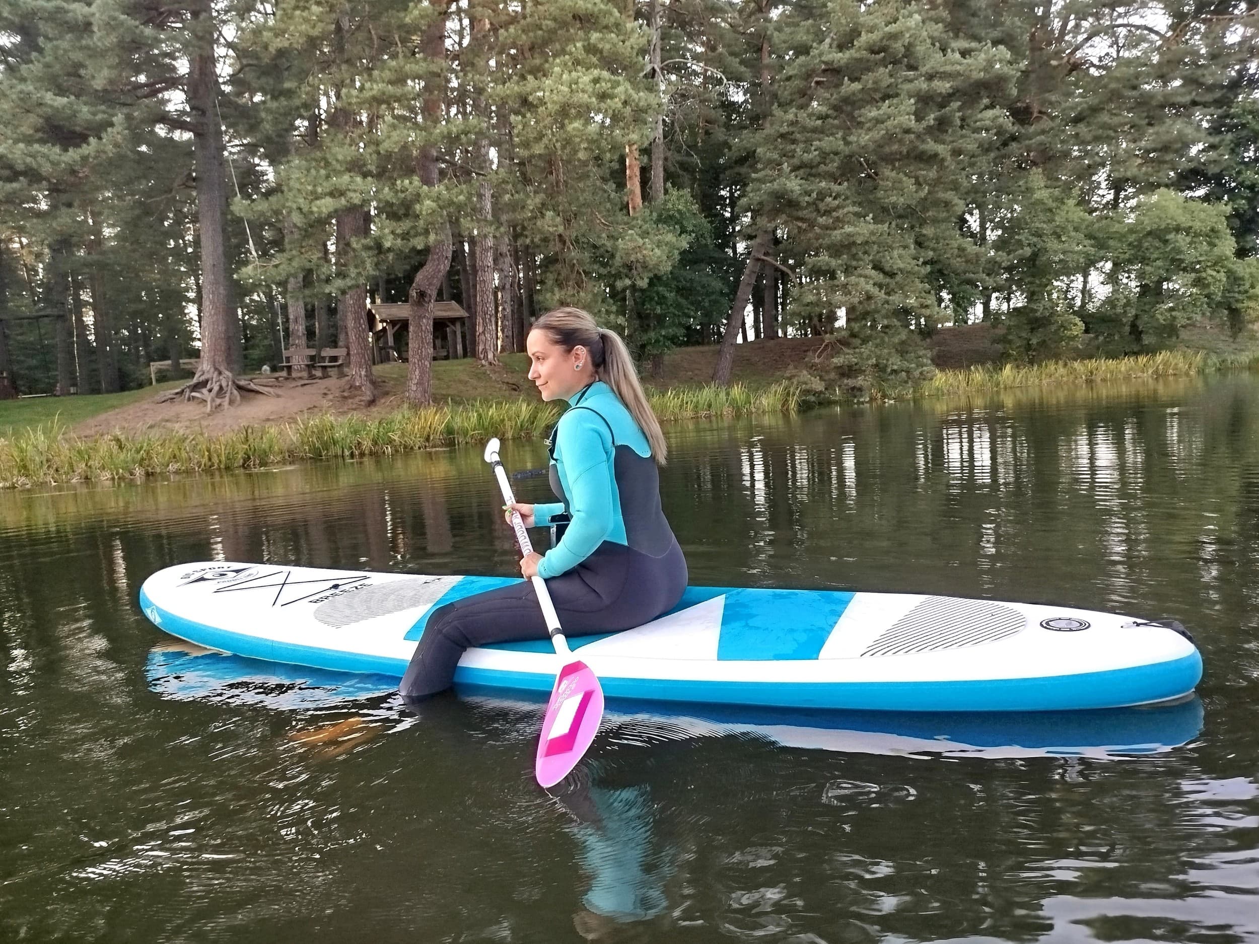 SUP Turas Šviečiančių supynių parke 2 asm. | Laisvalaikio Dovanos