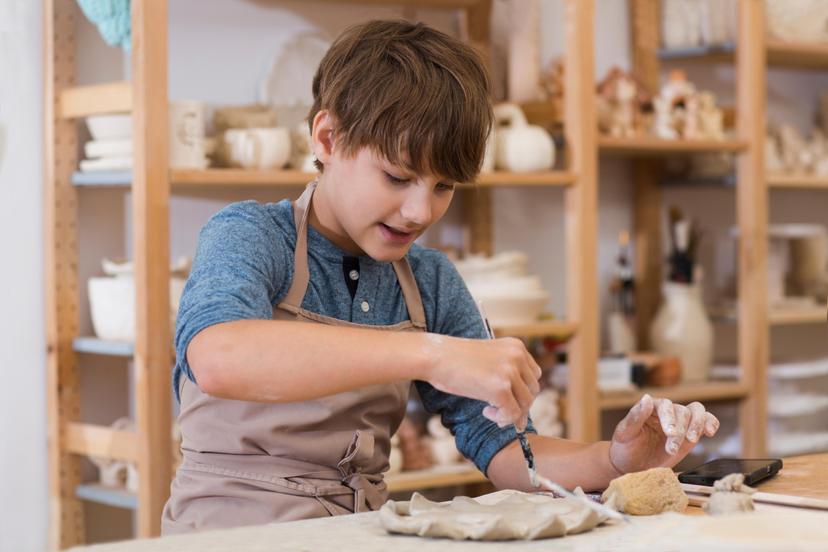 Keturios keramikos pamokos vaikui