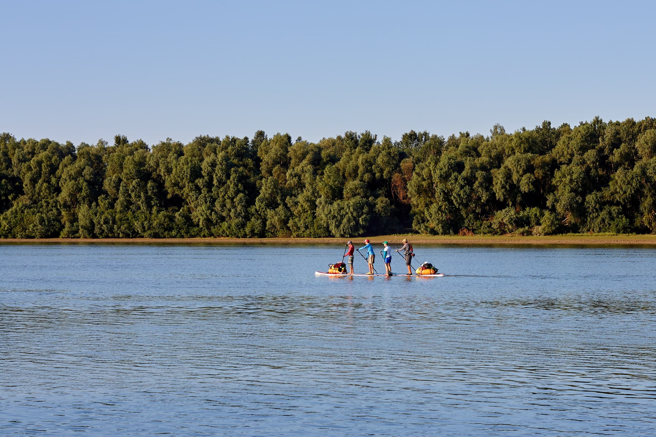 SUP turas šeimai ir draugams viena didžiąja irklente | Laisvalaikio Dovanos