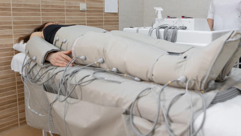 Limfodrenažinis masažas su presoterapijos aparatu