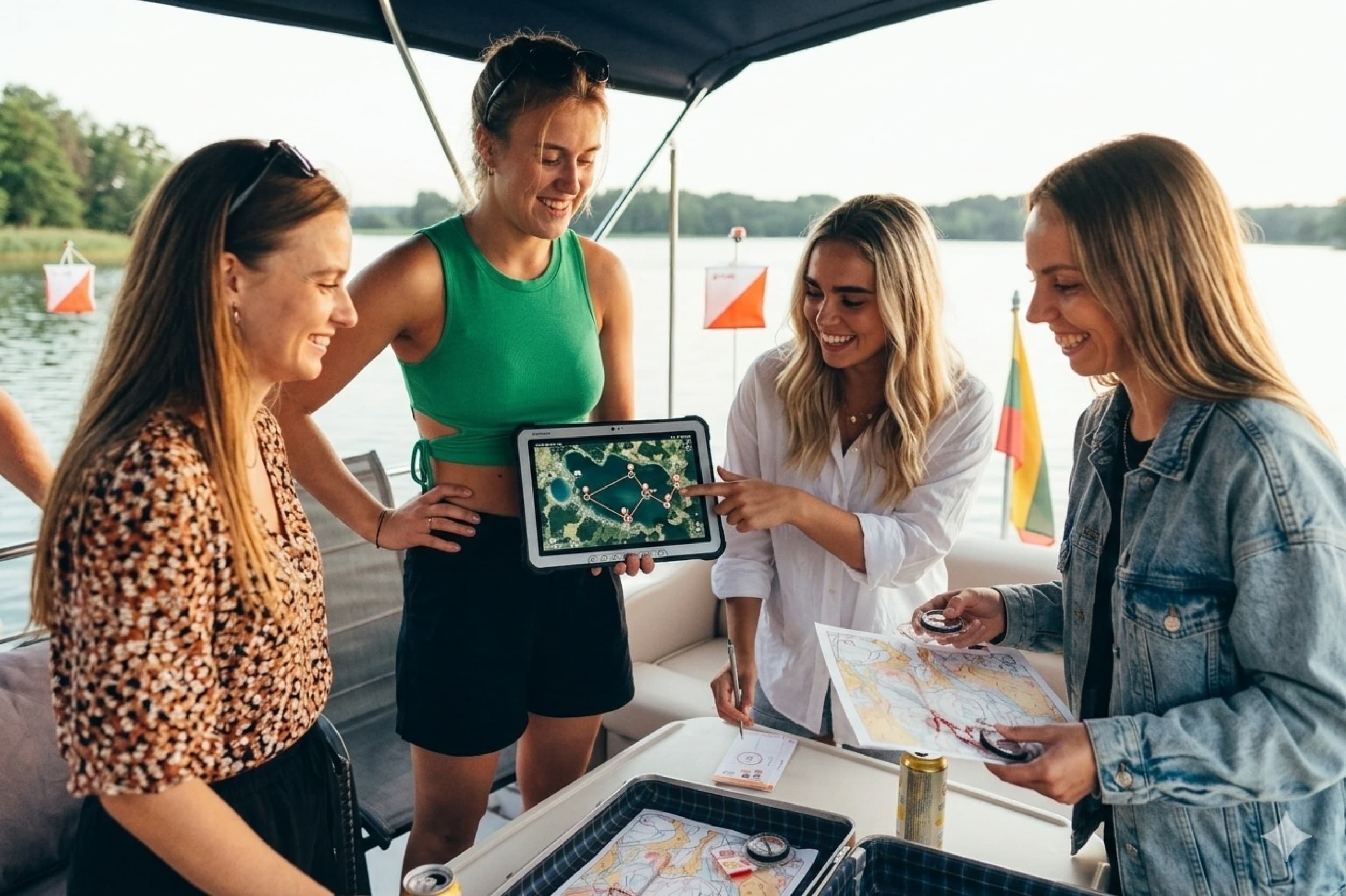 Interaktyvus žaidimas laive Trakuose