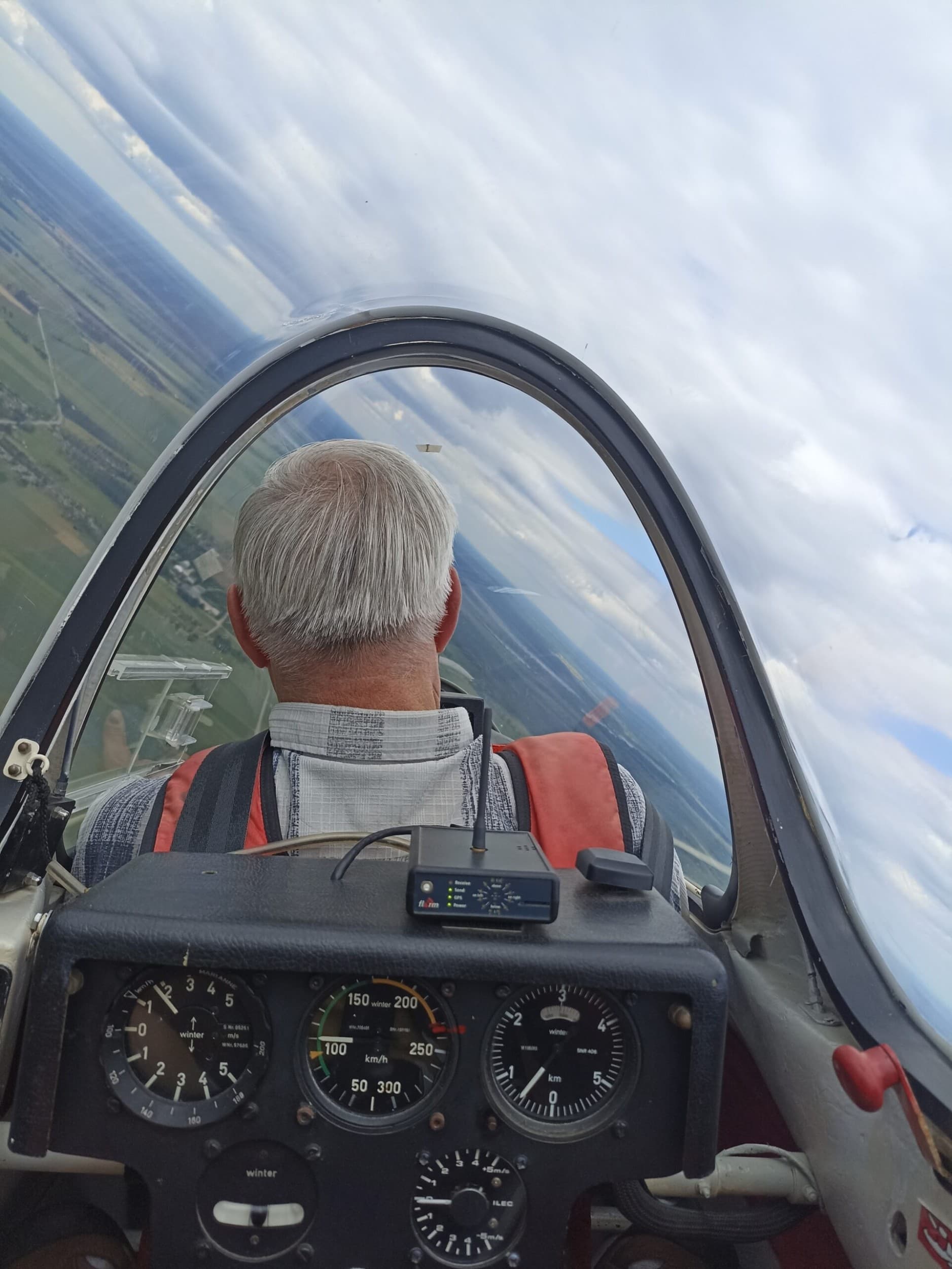 Skrydis sklandytuvu su „Prienų aeroklubu“
