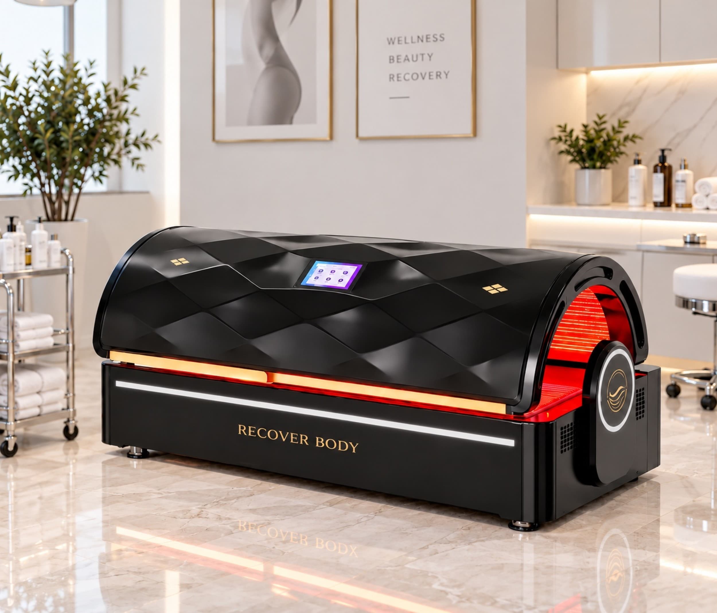 „Premium Glow & Recovery Experience“ – 4 raudonos šviesos + PEMF „wellness“ seansai