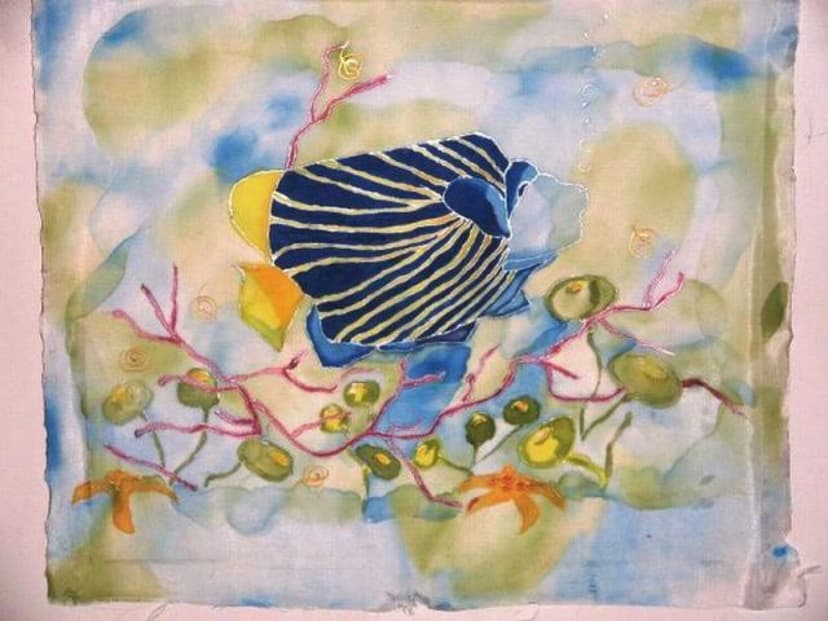 Tapyba ant šilko skarelės